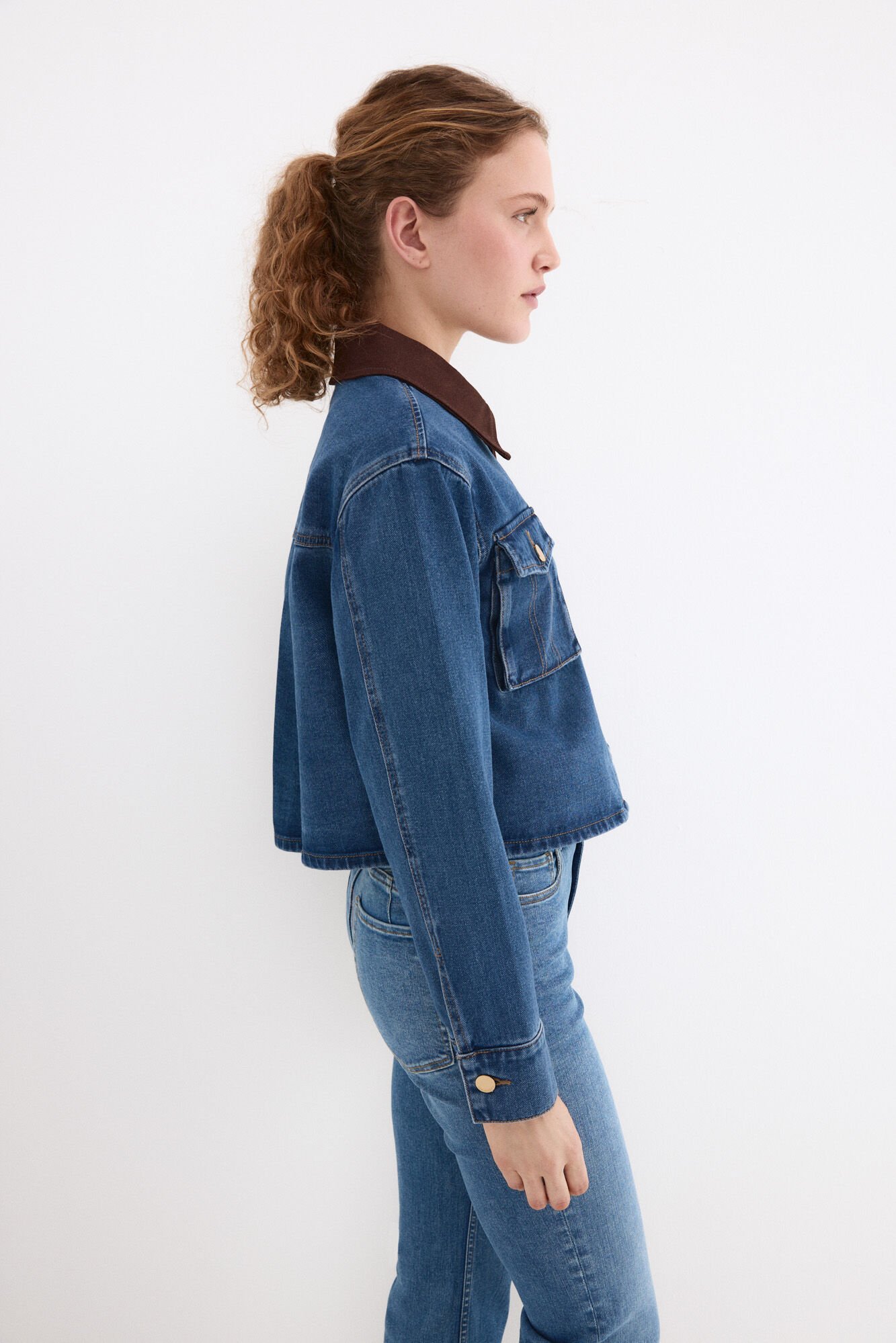 Pedro del Hierro Denim jacket Blue