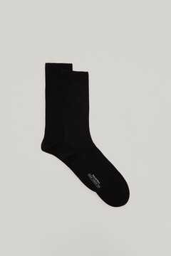 Pedro del Hierro Plain dress socks Black