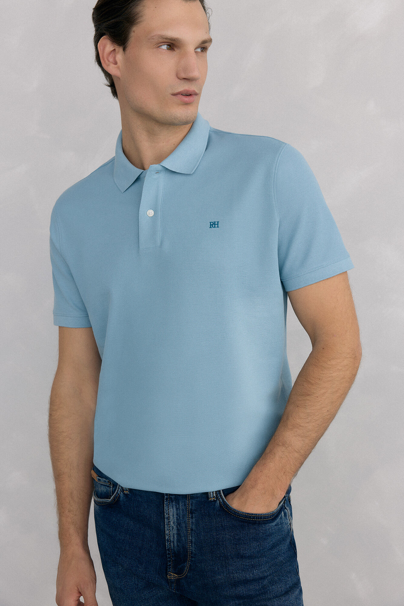 Pedro del Hierro Basic piqu&eacute; polo shirt