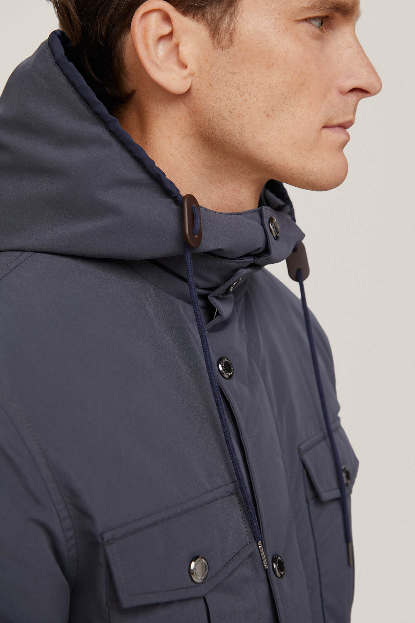 Pedro del Hierro Chaqueta reversible Cizento