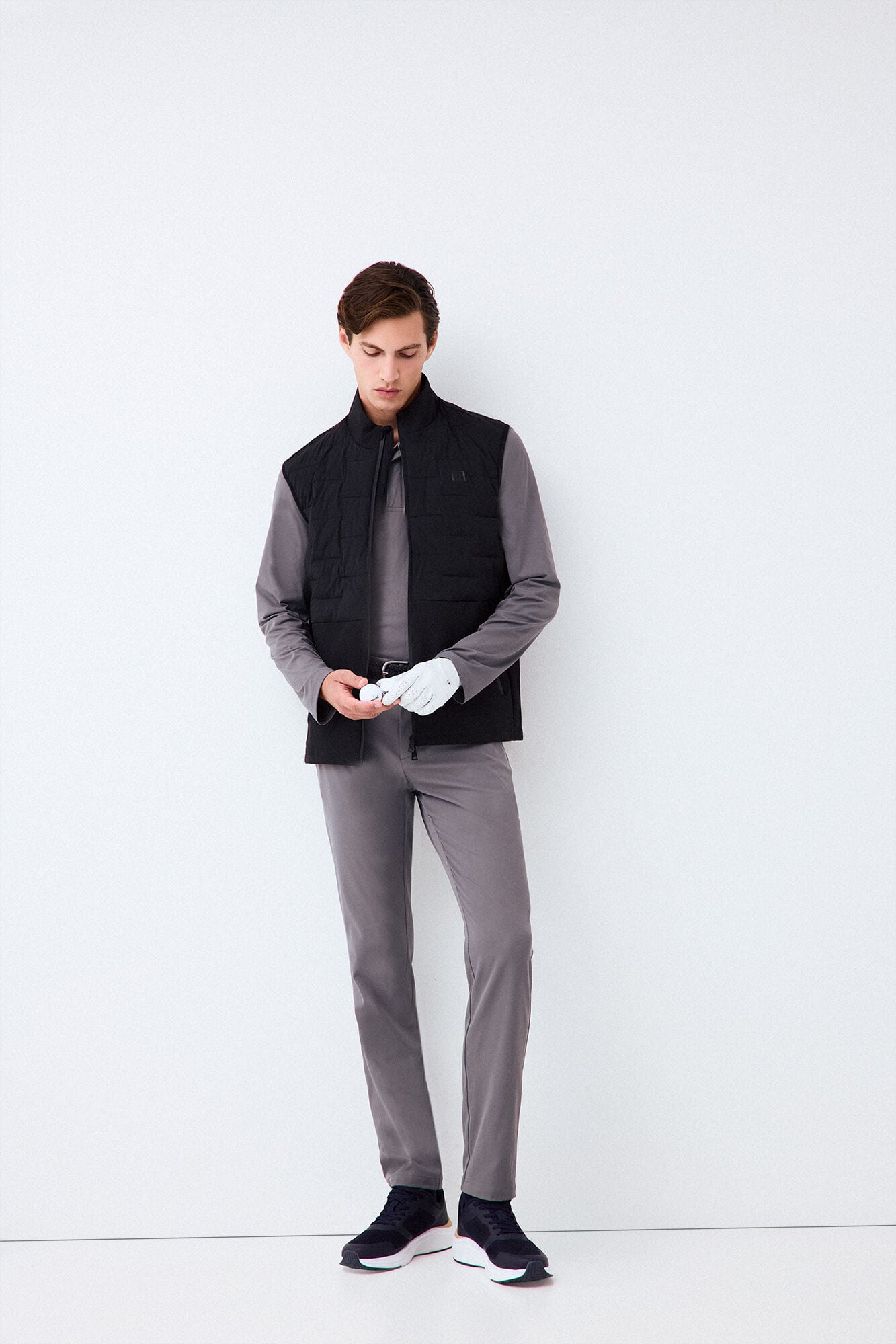 Pedro del Hierro Puffer gilet Golf Black