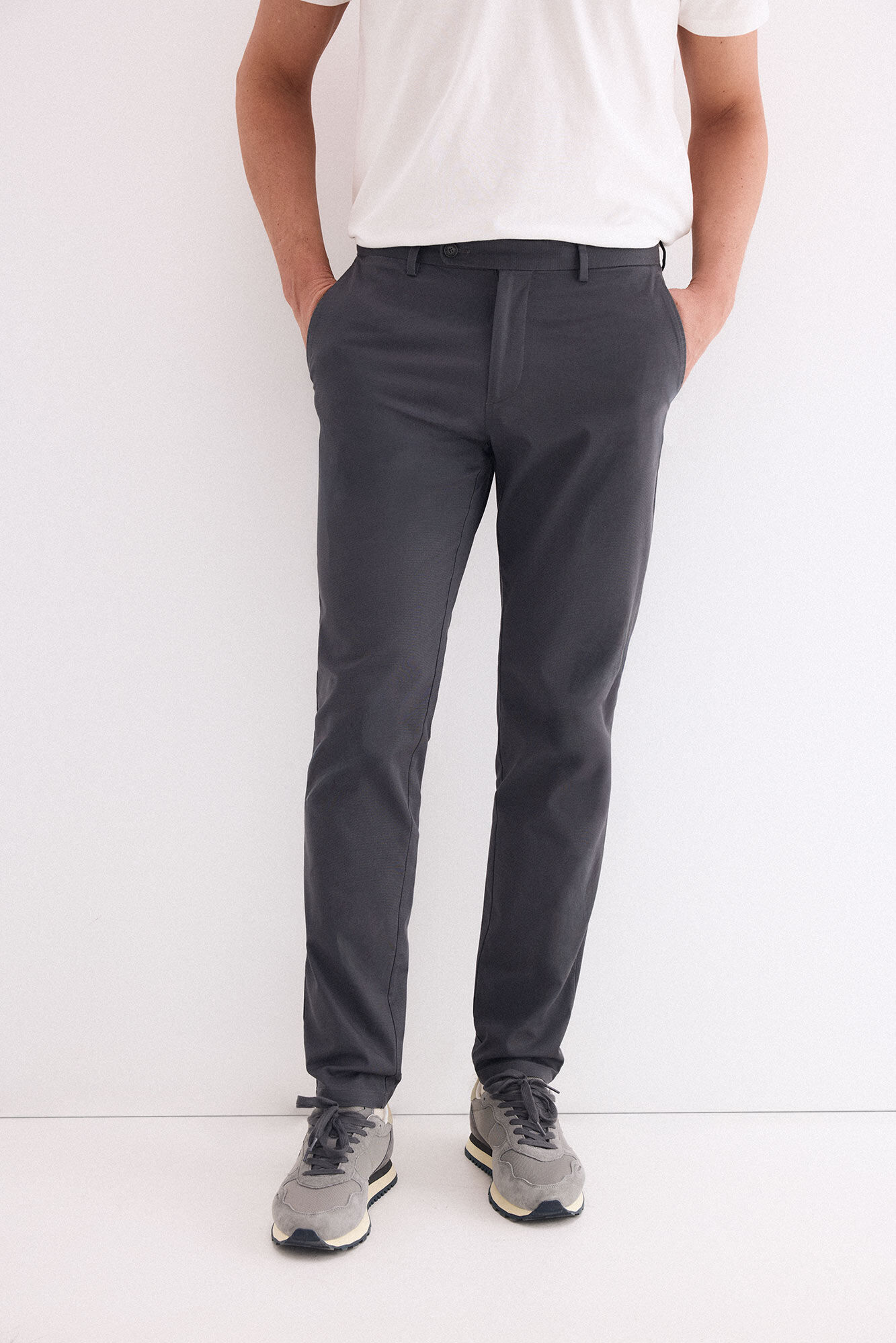 Pedro del Hierro Printed slim fit chinos