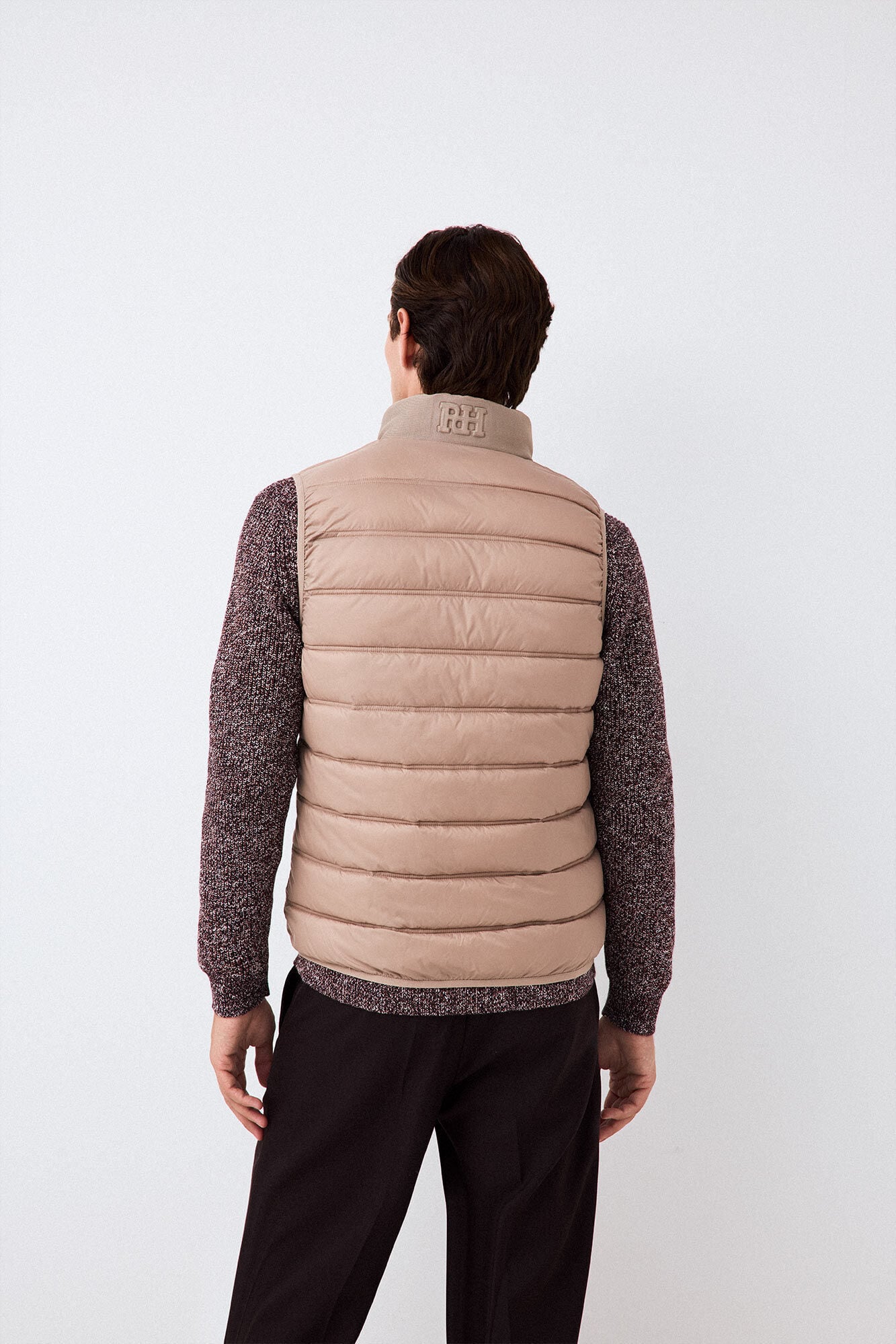 Pedro del Hierro Colete acolchoado ultraleve Beige
