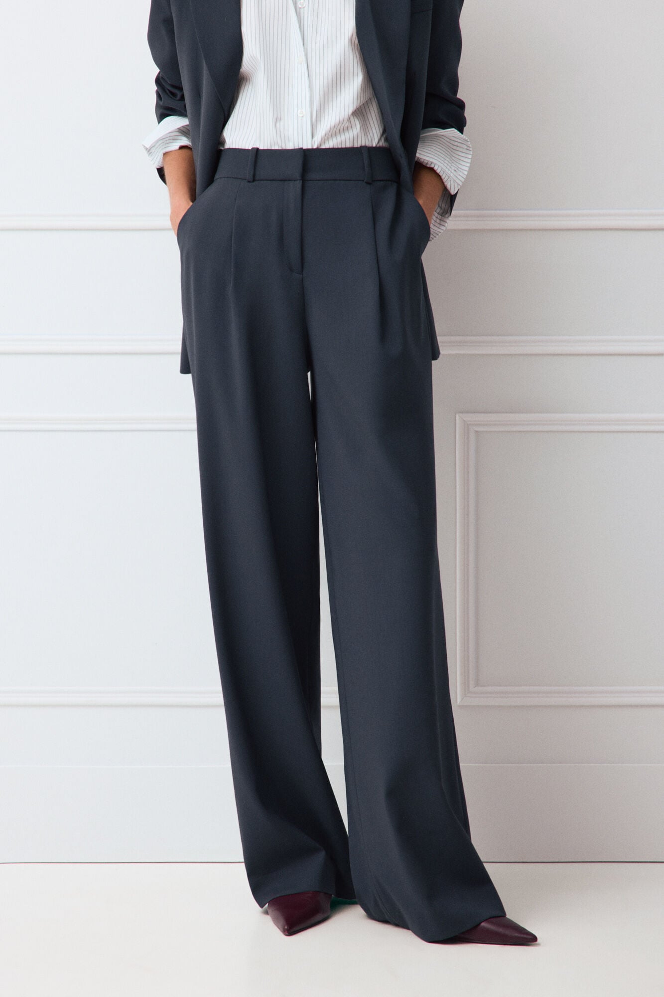 TFP by Tamara Falc&oacute; Pantal&oacute;n traje marino