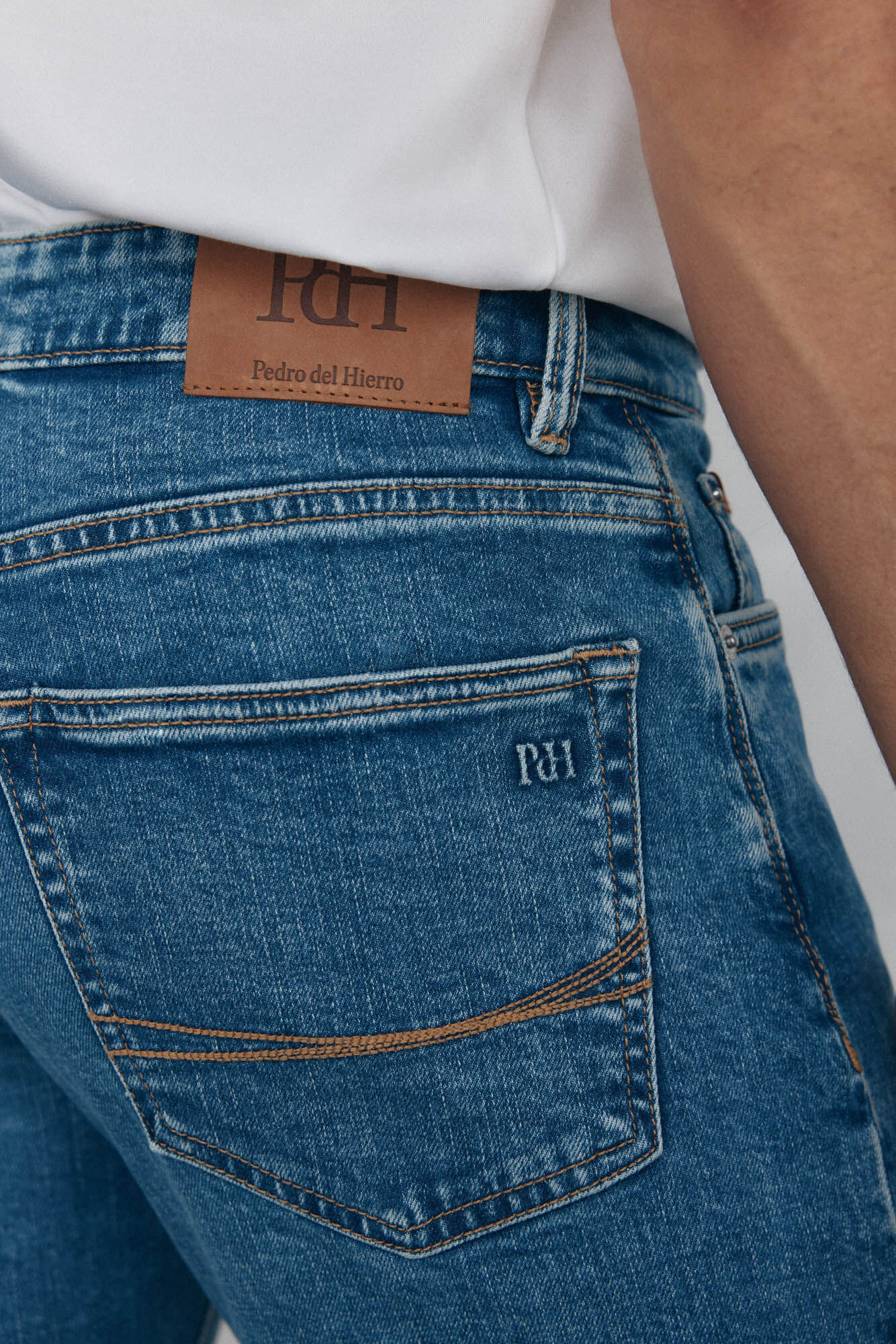 Pedro del Hierro Pantal&oacute;n vaquero premium flex regular fit Azul