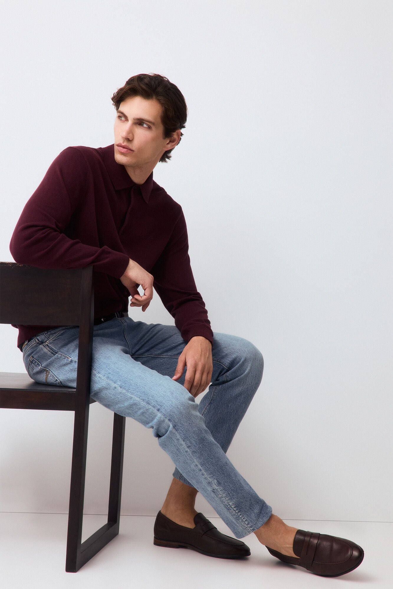 Pedro del Hierro Premium cotton silk cashmere knit jumper