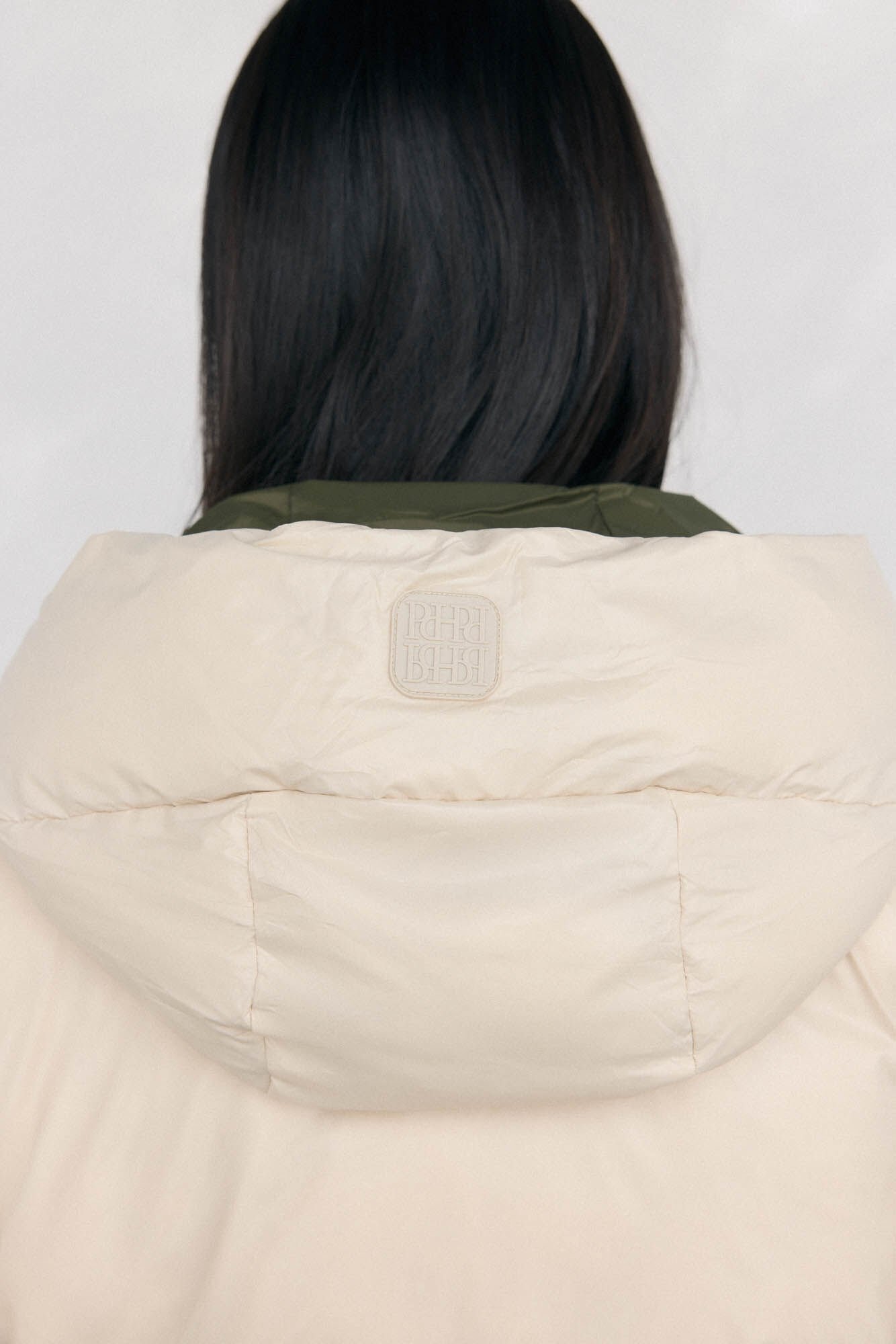 Pedro del Hierro Reversible hooded parka Green