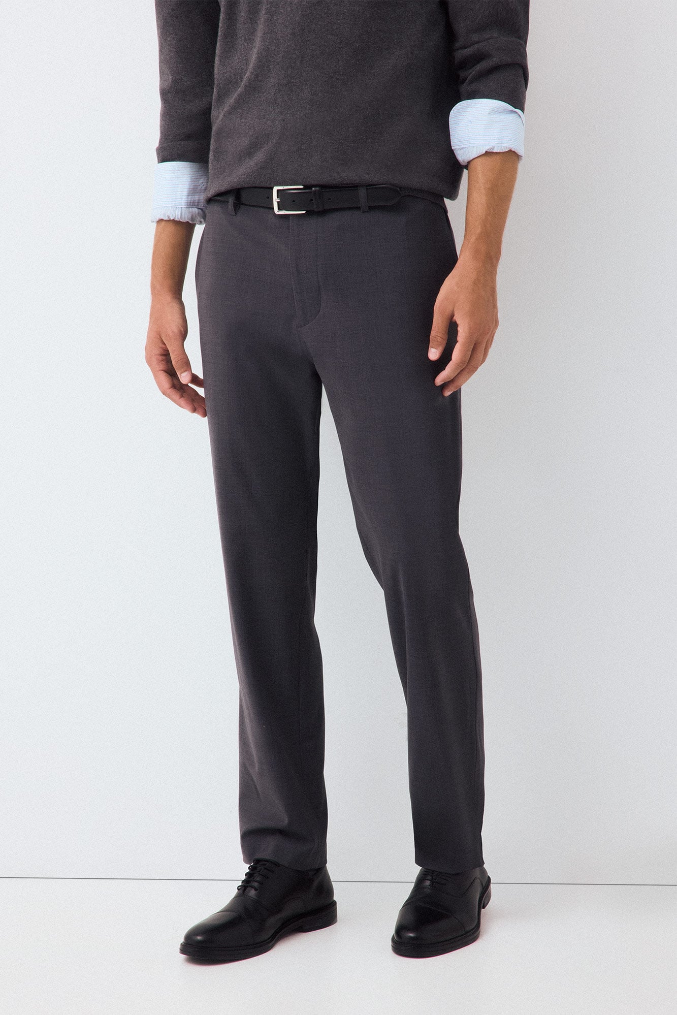 Pedro del Hierro Regular fit trousers with elasticated waist