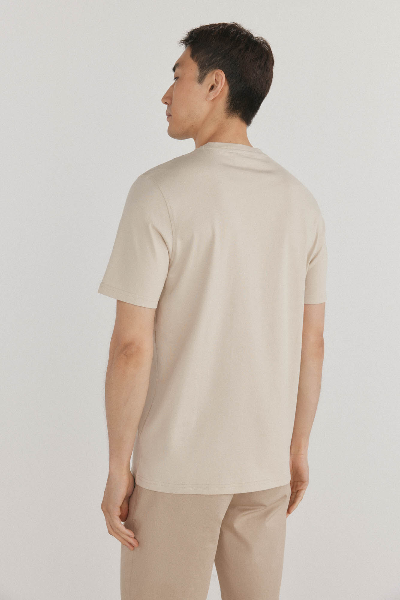 Pedro del Hierro Positional logo t-shirt Beige