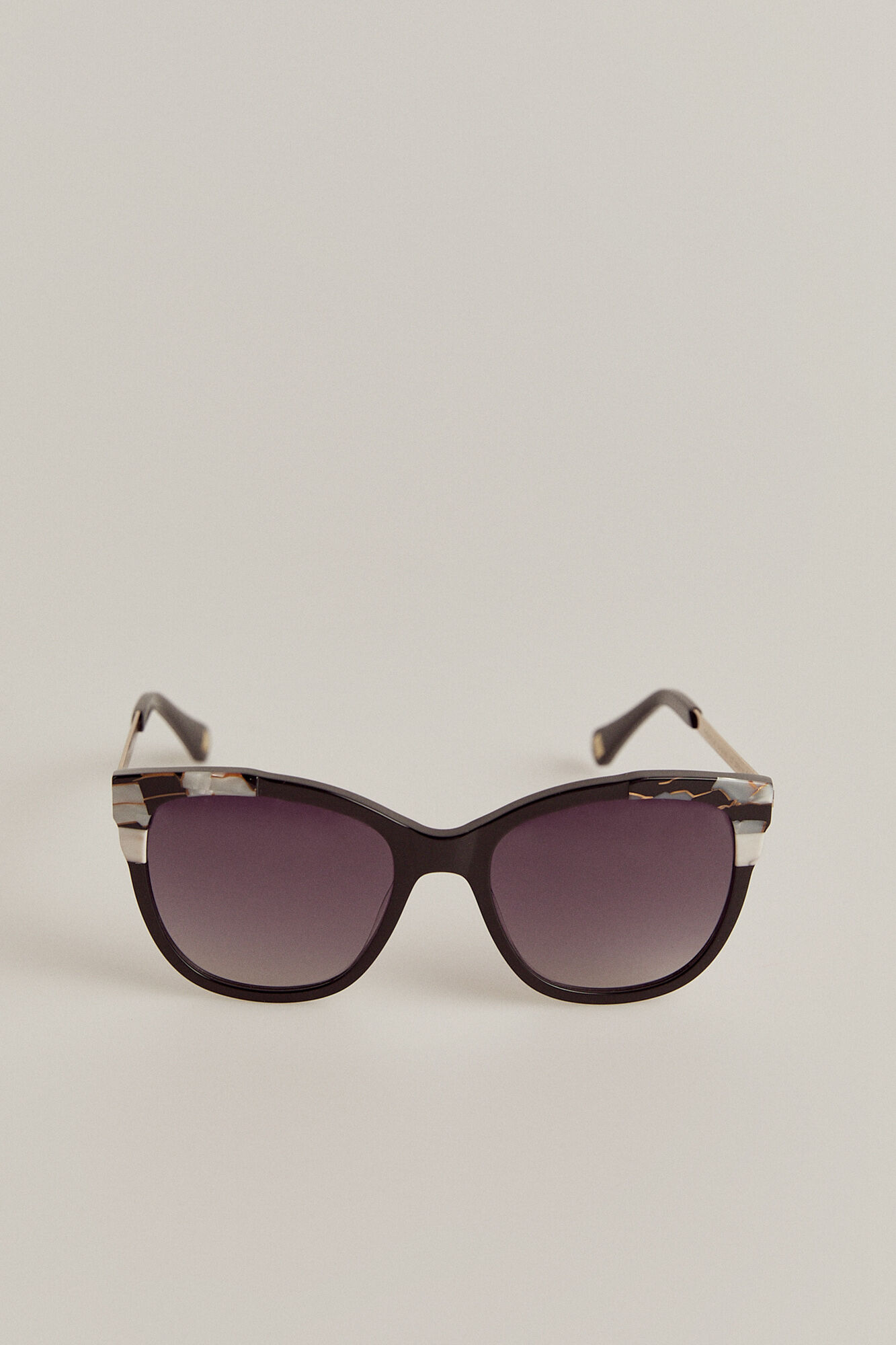 Pedro del Hierro Black and white tortoiseshell sunglasses Black