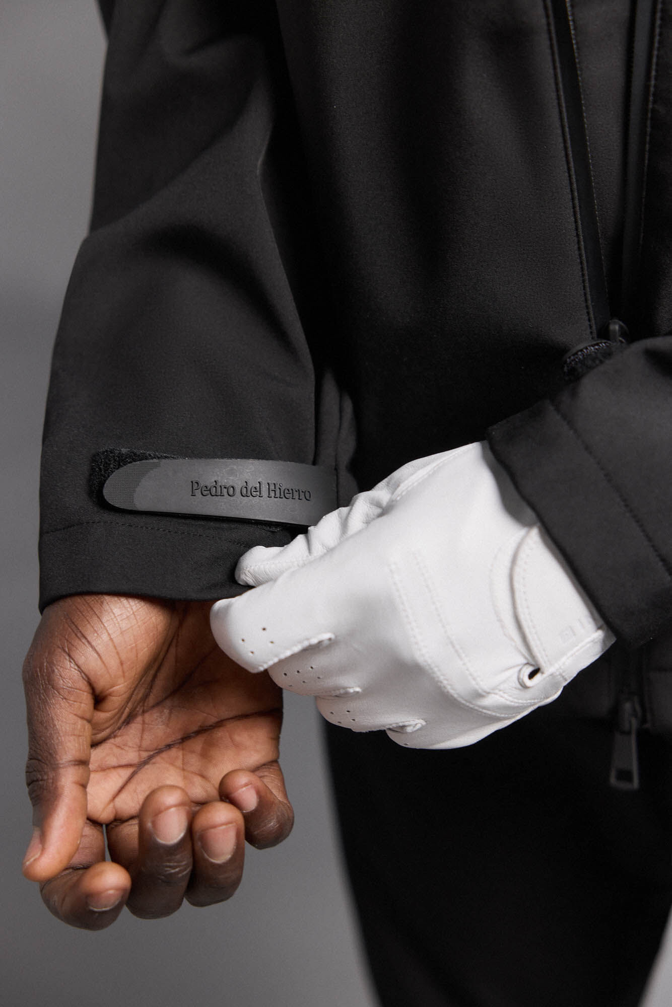 Pedro del Hierro Plain golf jacket Black