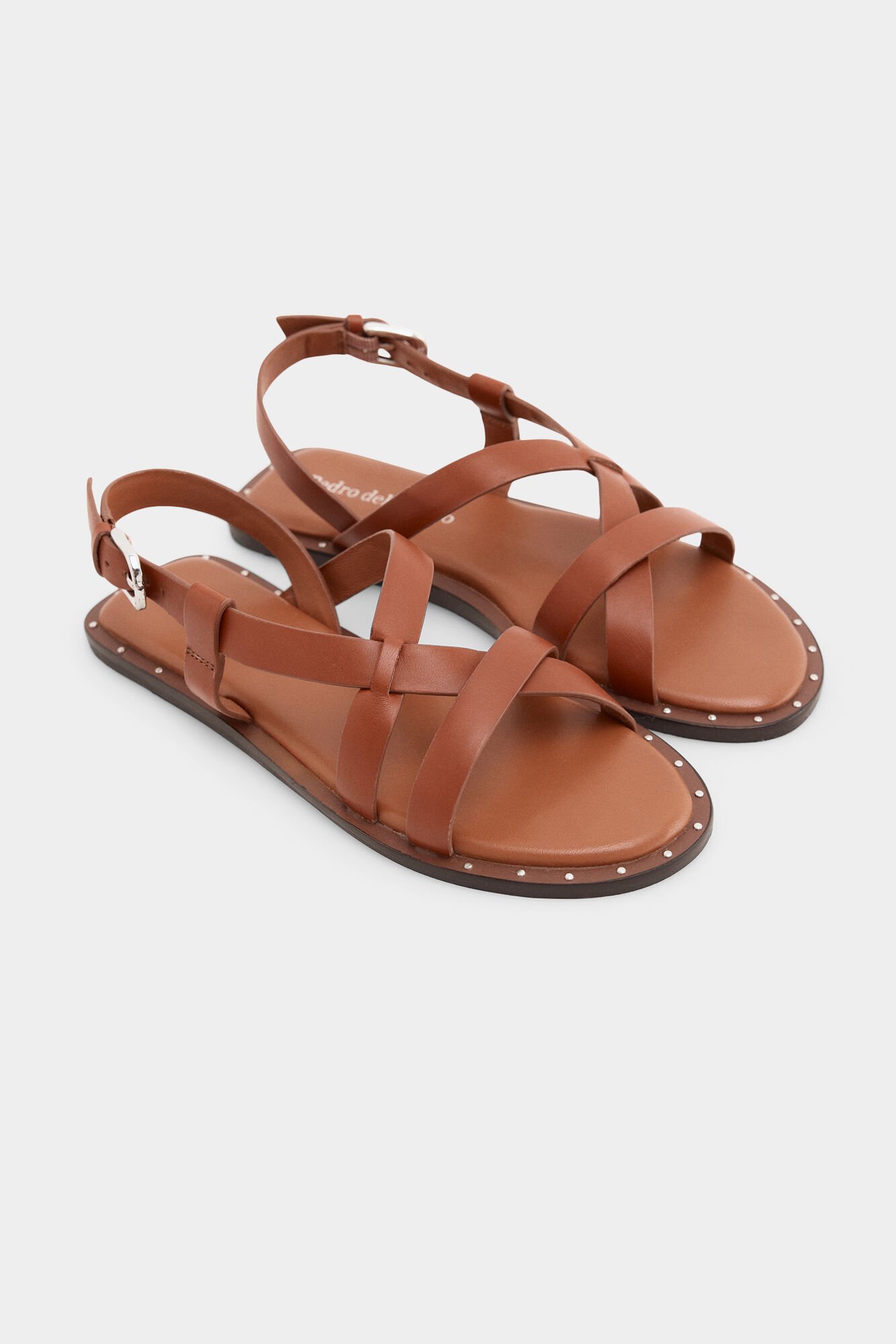 Pedro del Hierro Leather strap sandal