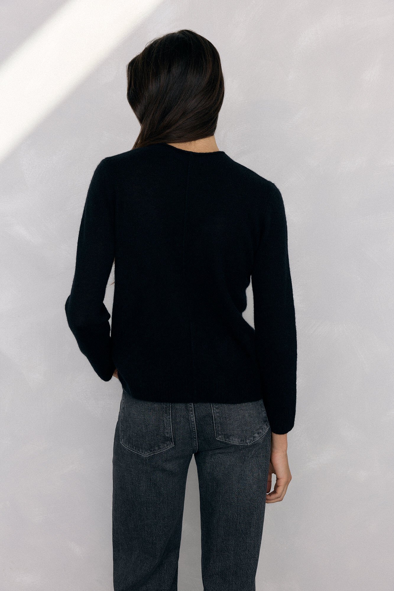 Pedro del Hierro Jersey cashmere Negro