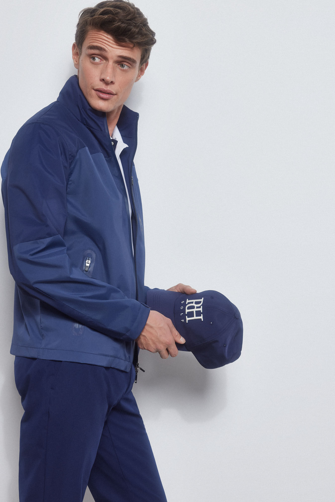 Pedro del Hierro GOLF two-tone windbreaker Blue
