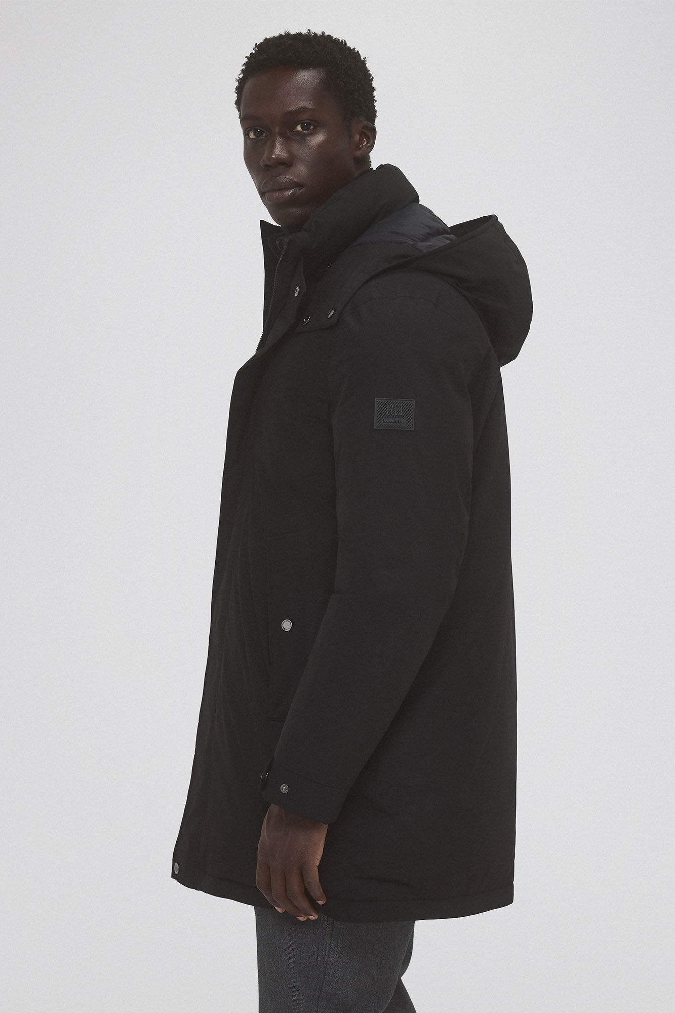 Pedro del Hierro Parka con desmontable Negro