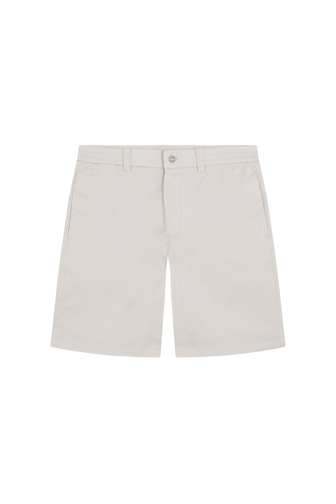 Pedro del Hierro Lightweight elasticated Bermuda shorts Ecru