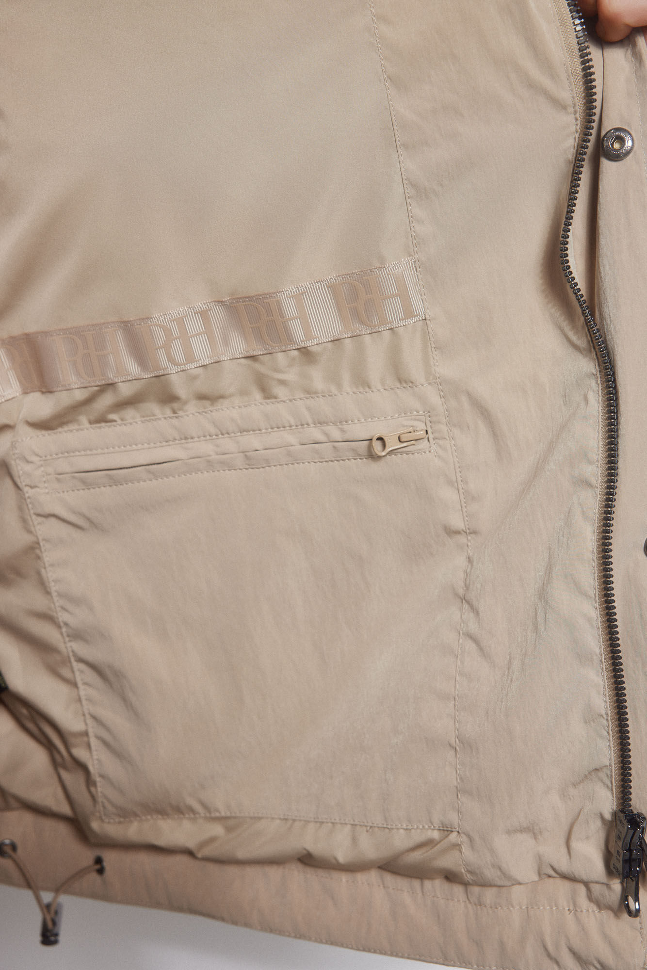Pedro del Hierro Technical four-pocket jacket Beige