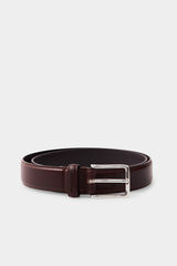 Pedro del Hierro Leather dress belt Brown