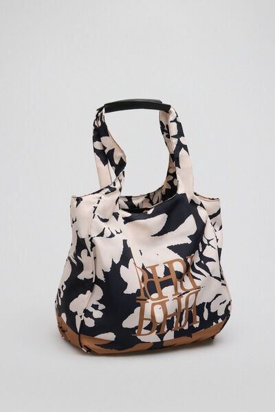 Pedro del Hierro Nylon printed bag Brown