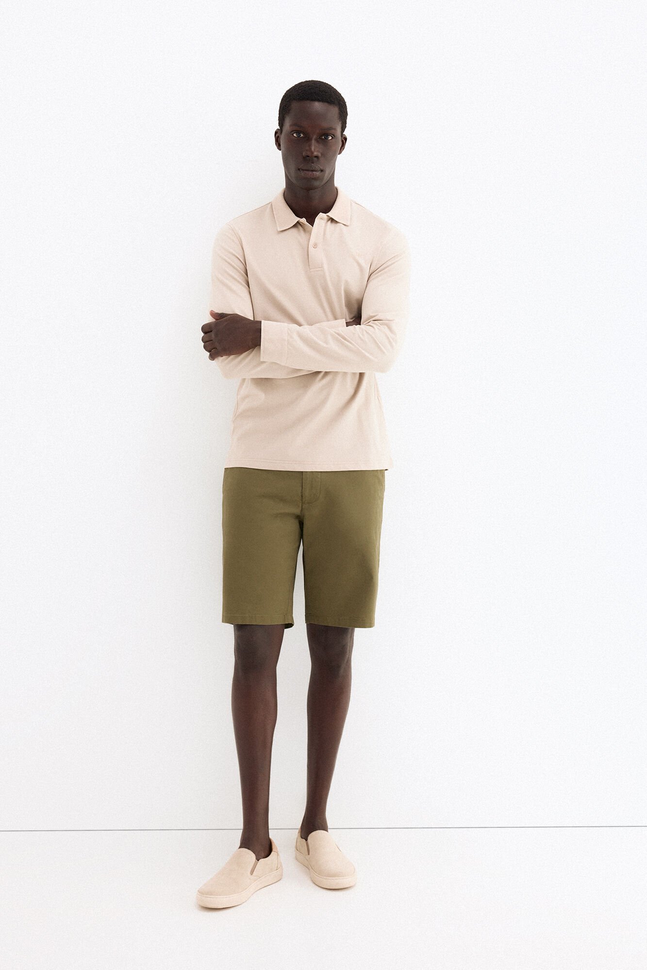 Pedro del Hierro Regular chino Bermuda shorts