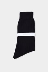 Pedro del Hierro Plain dress sock Black