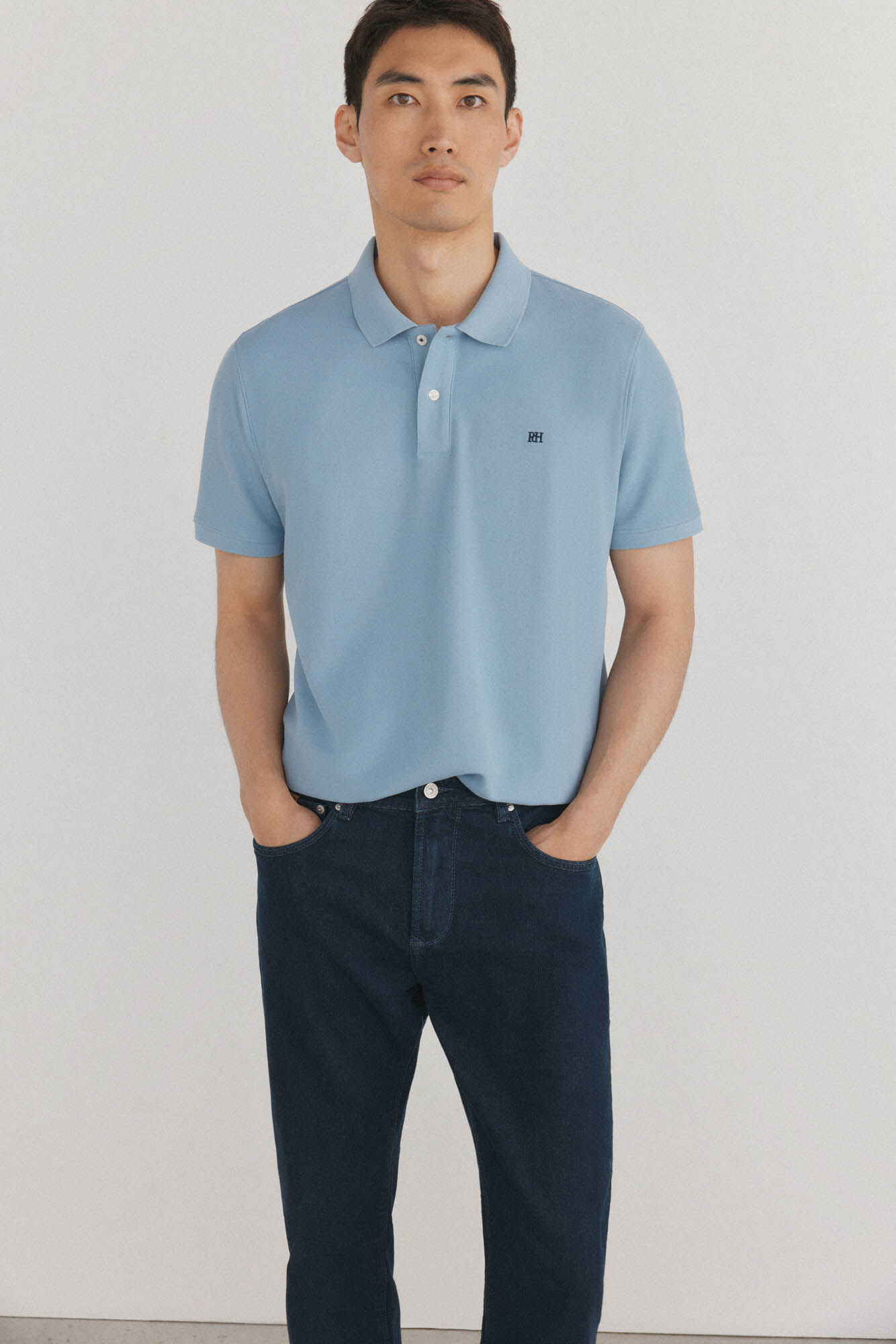 Pedro del Hierro Basic piqu&eacute; polo shirt