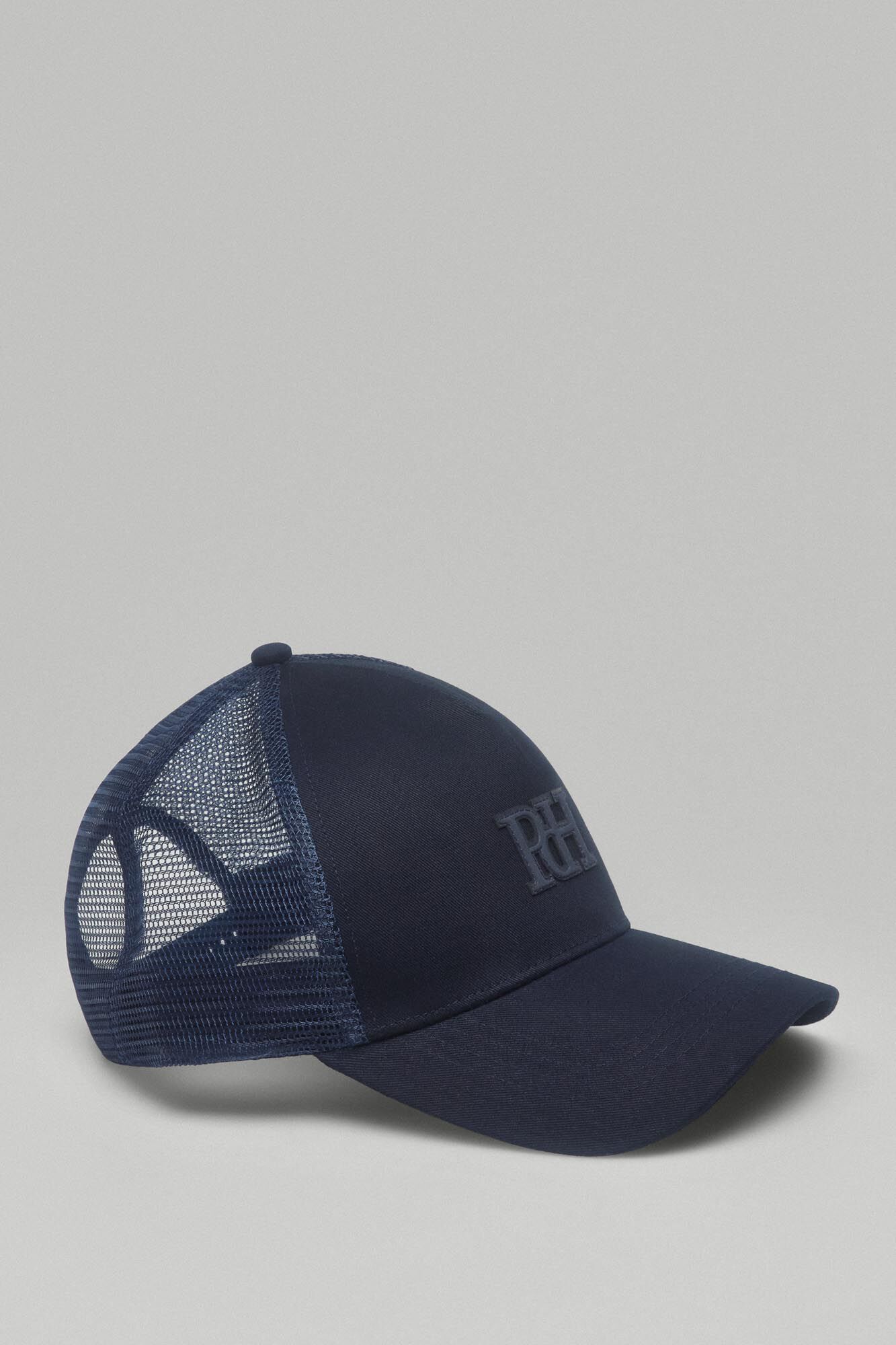 Pedro del Hierro Fabric and mesh baseball cap Blue