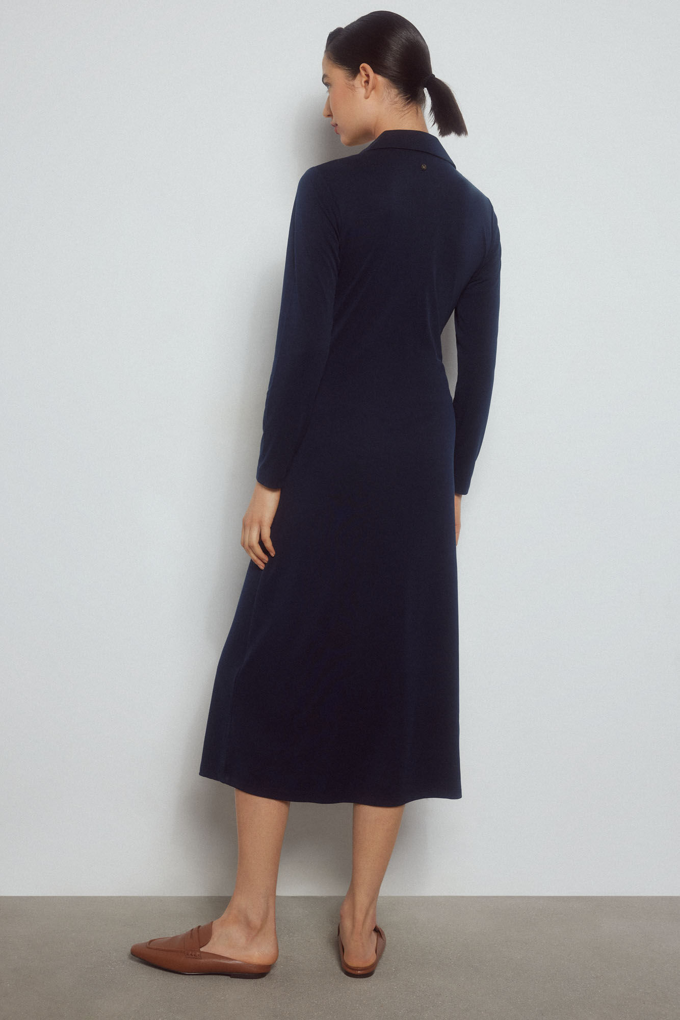 Pedro del Hierro Vestido con hebilla Azul