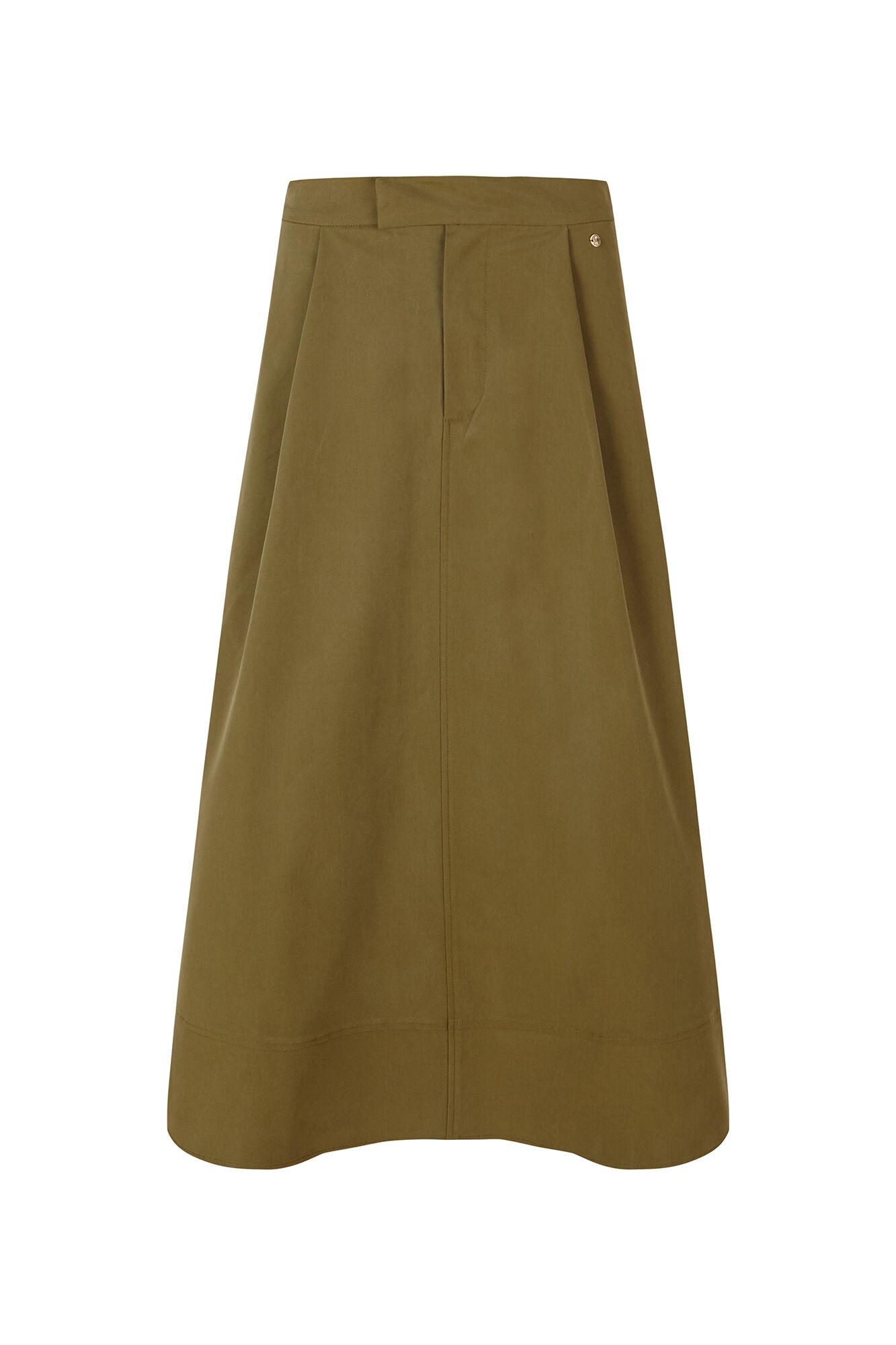 Pedro del Hierro Trench long midi skirt Green