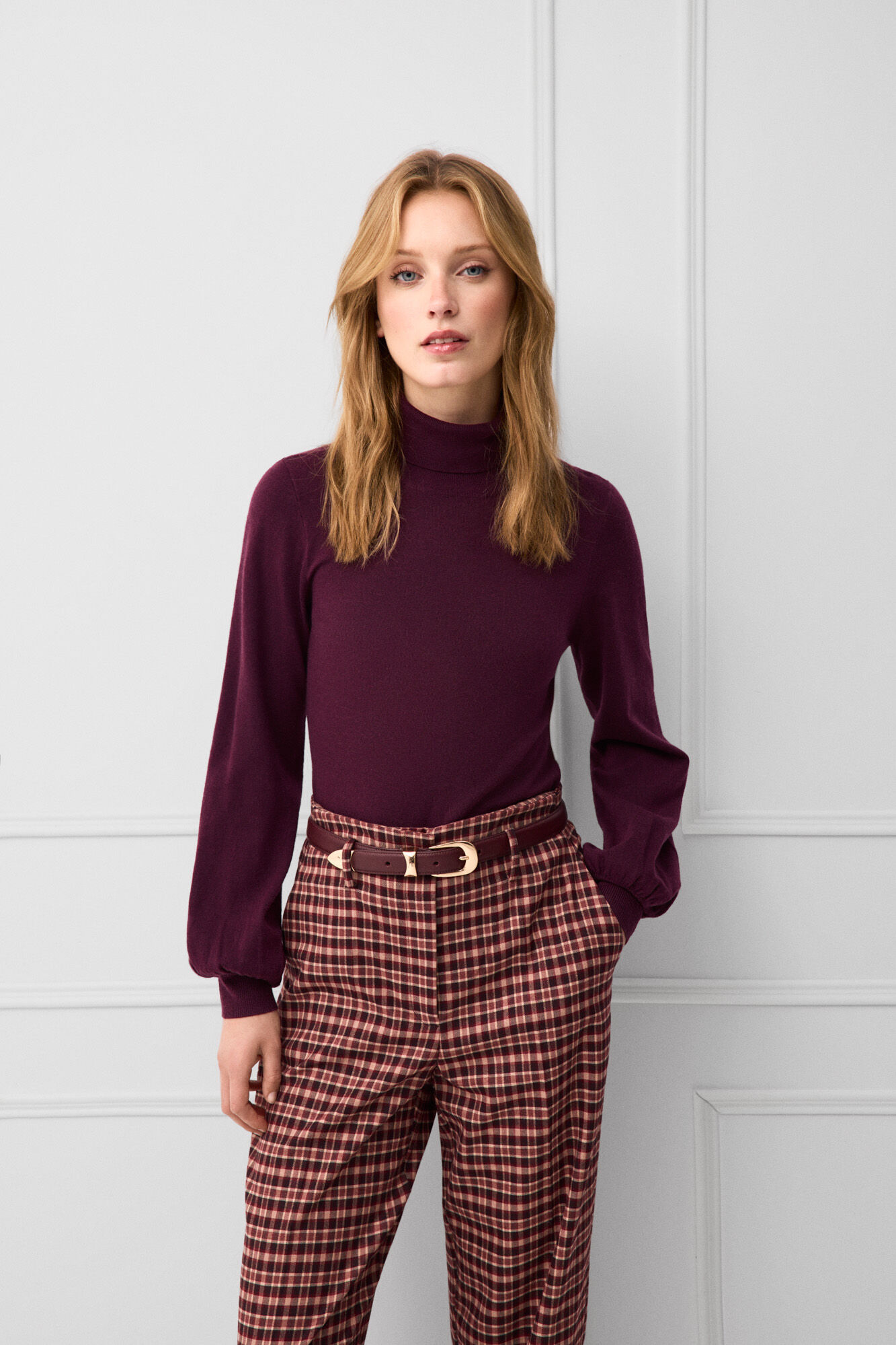 TFP by Tamara Falc&oacute; Camisola gola alta em viscose