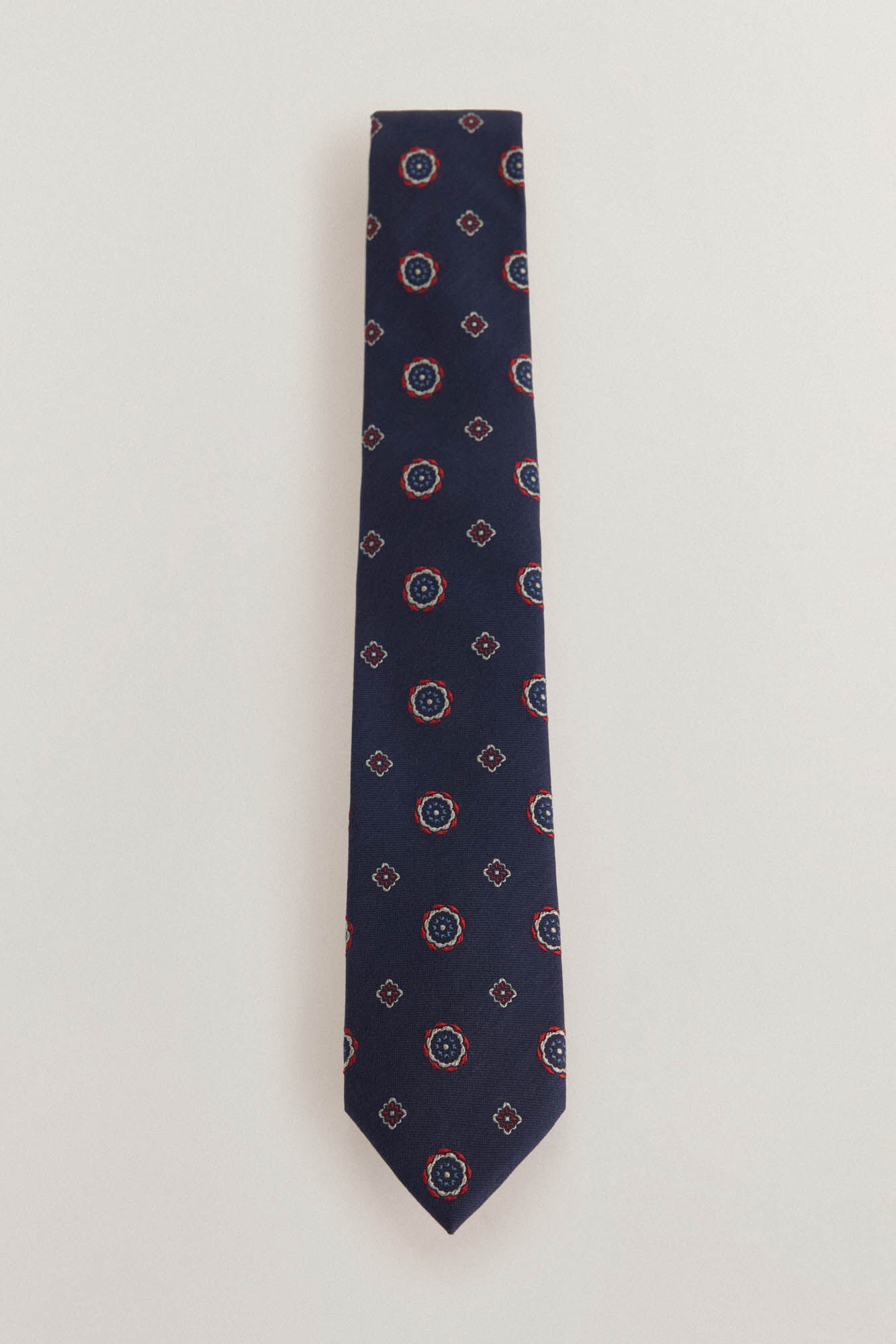 Pedro del Hierro Natural silk tie