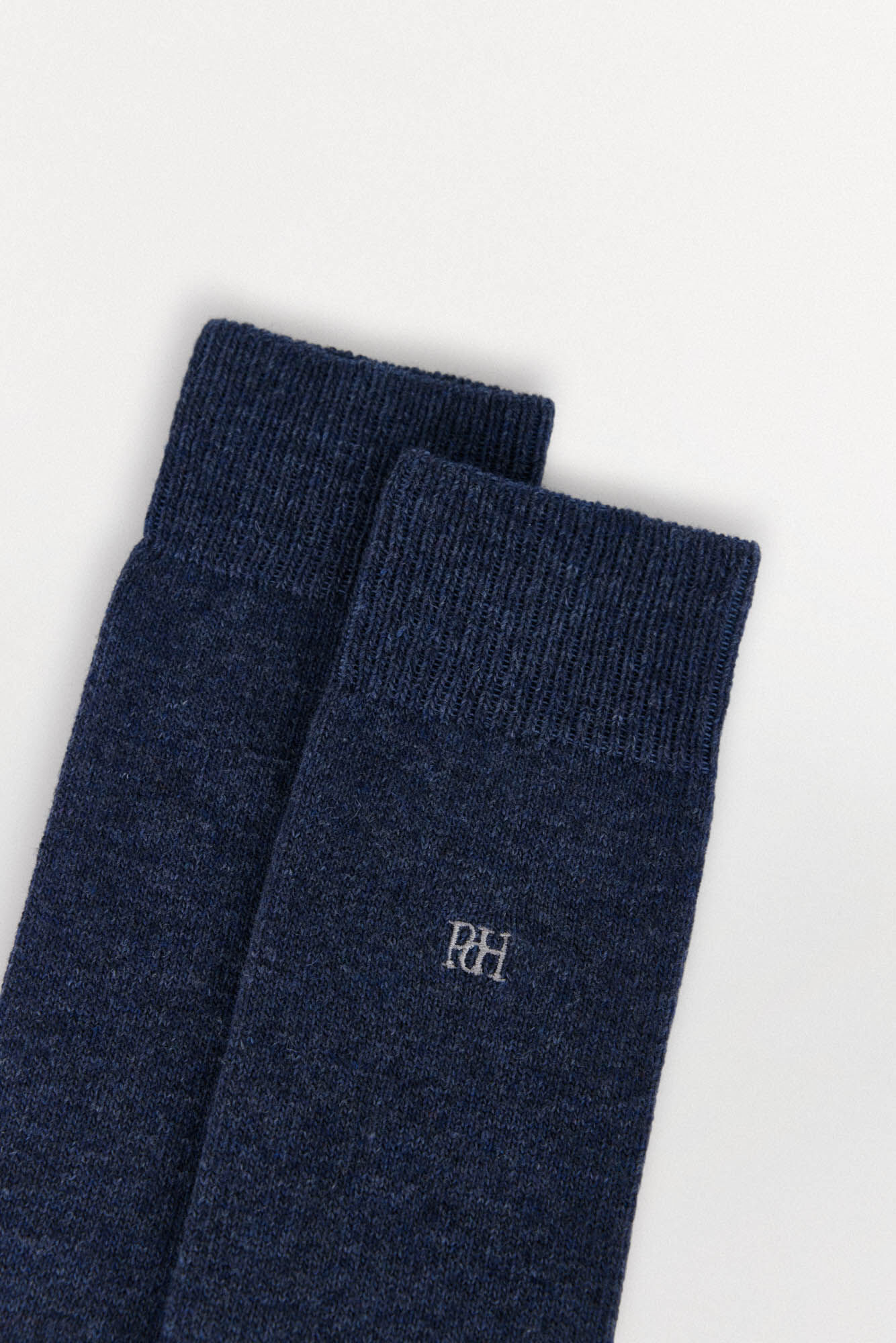 Pedro del Hierro plain wool sock Blue