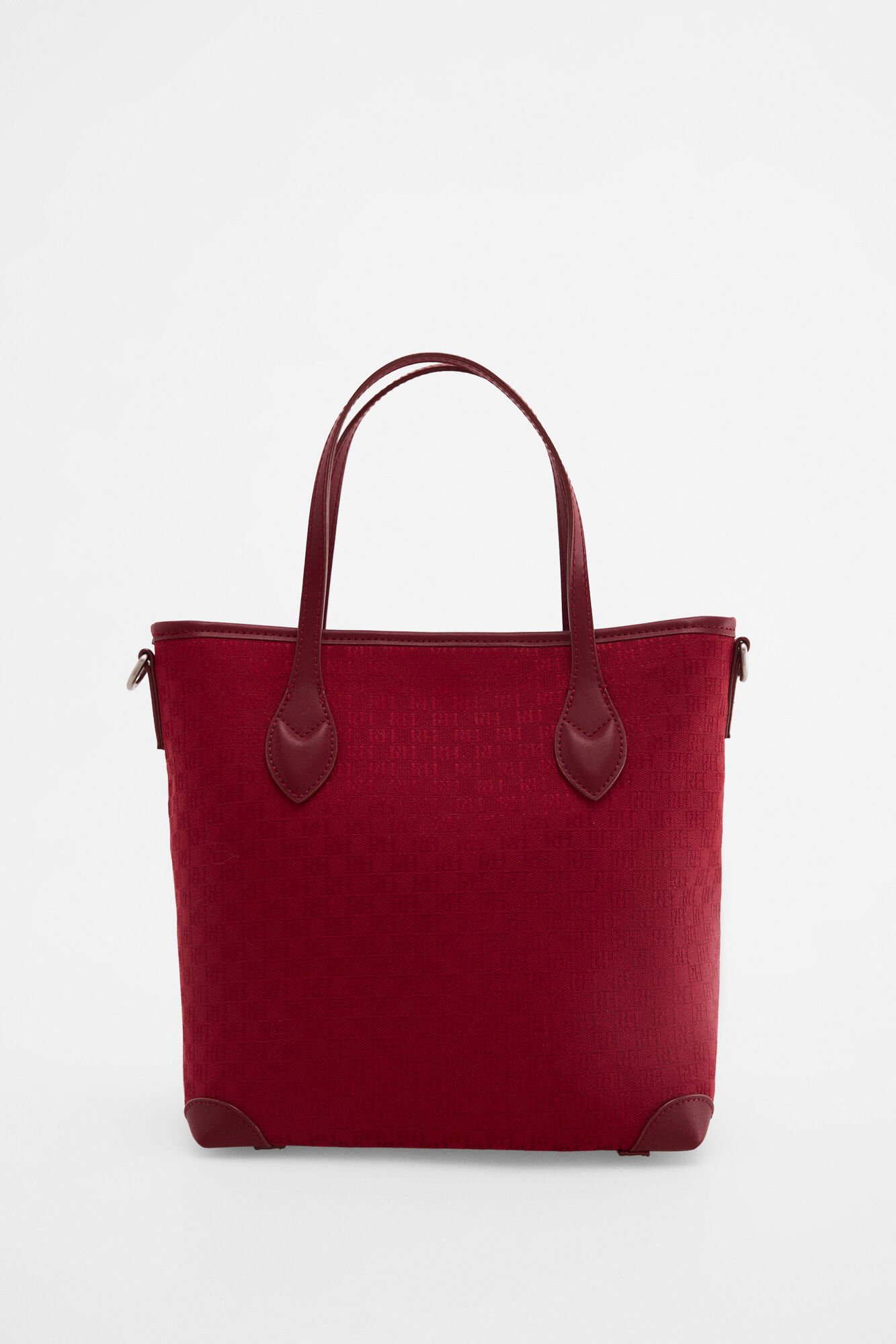 Pedro del Hierro Jacquard medium tote Burgundy