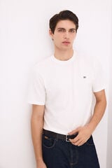 Pedro del Hierro T-shirt b&aacute;sica logo Branco