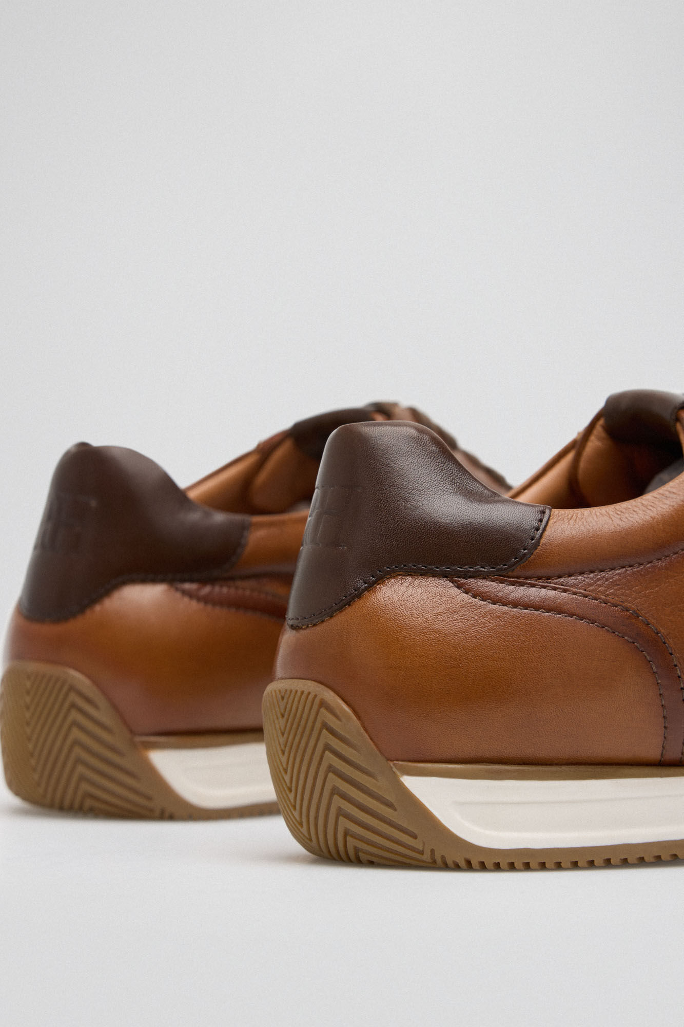 Pedro del Hierro New icon rubber sole trainer  Brown