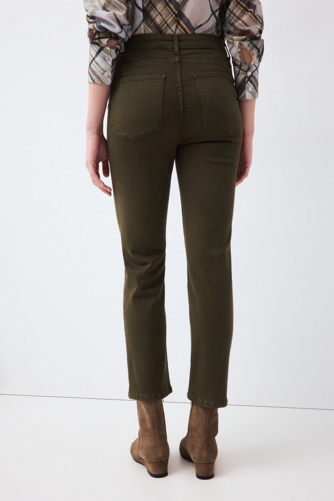 Pedro del Hierro Push up straight basic jeans Green