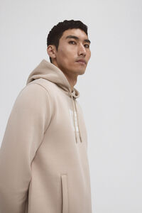 Pedro del Hierro Sweatshirt com capuz Beige