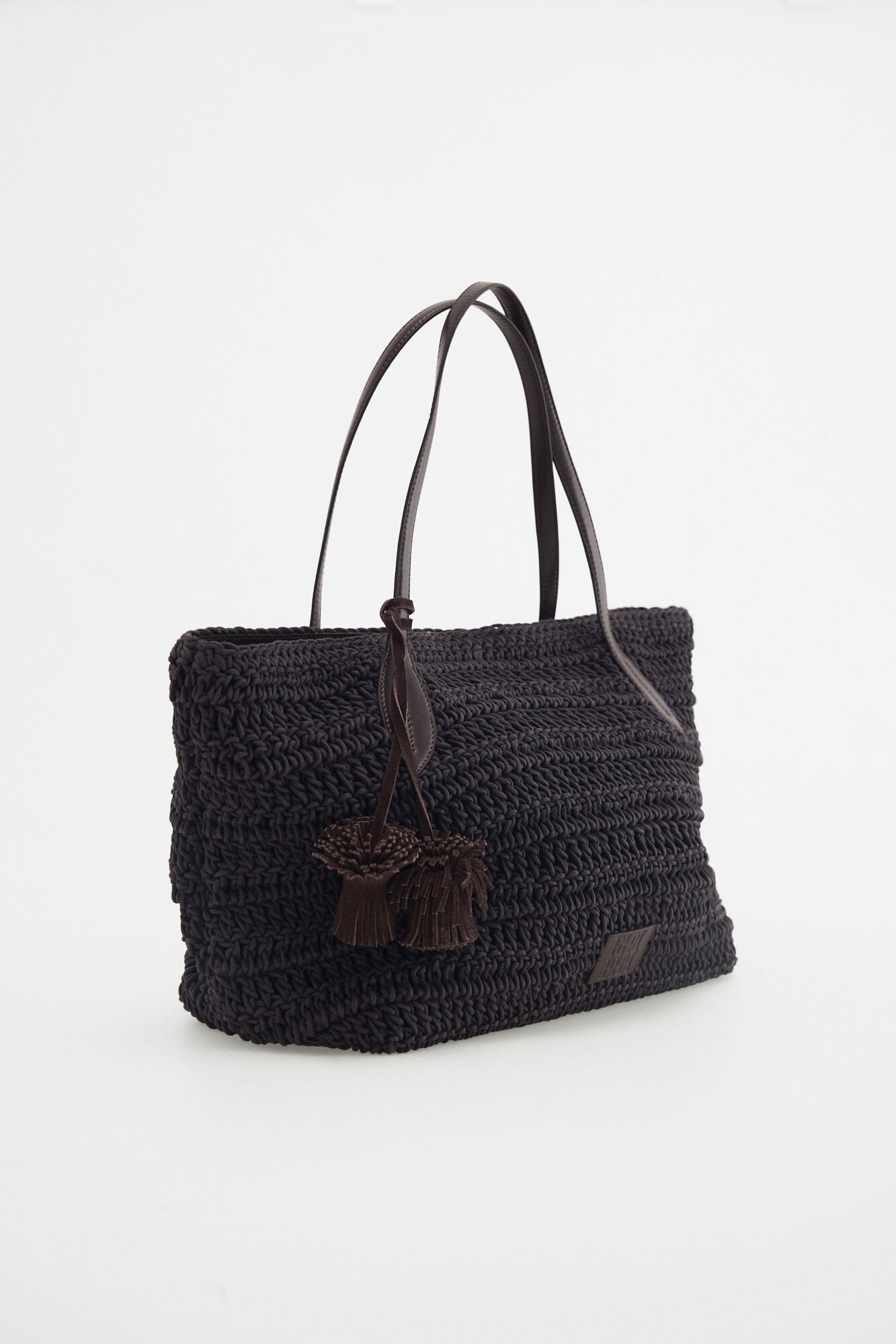 Pedro del Hierro Braided knit shopper bag