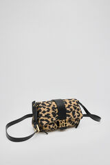 Pedro del Hierro Animal print shoulder bag Brown
