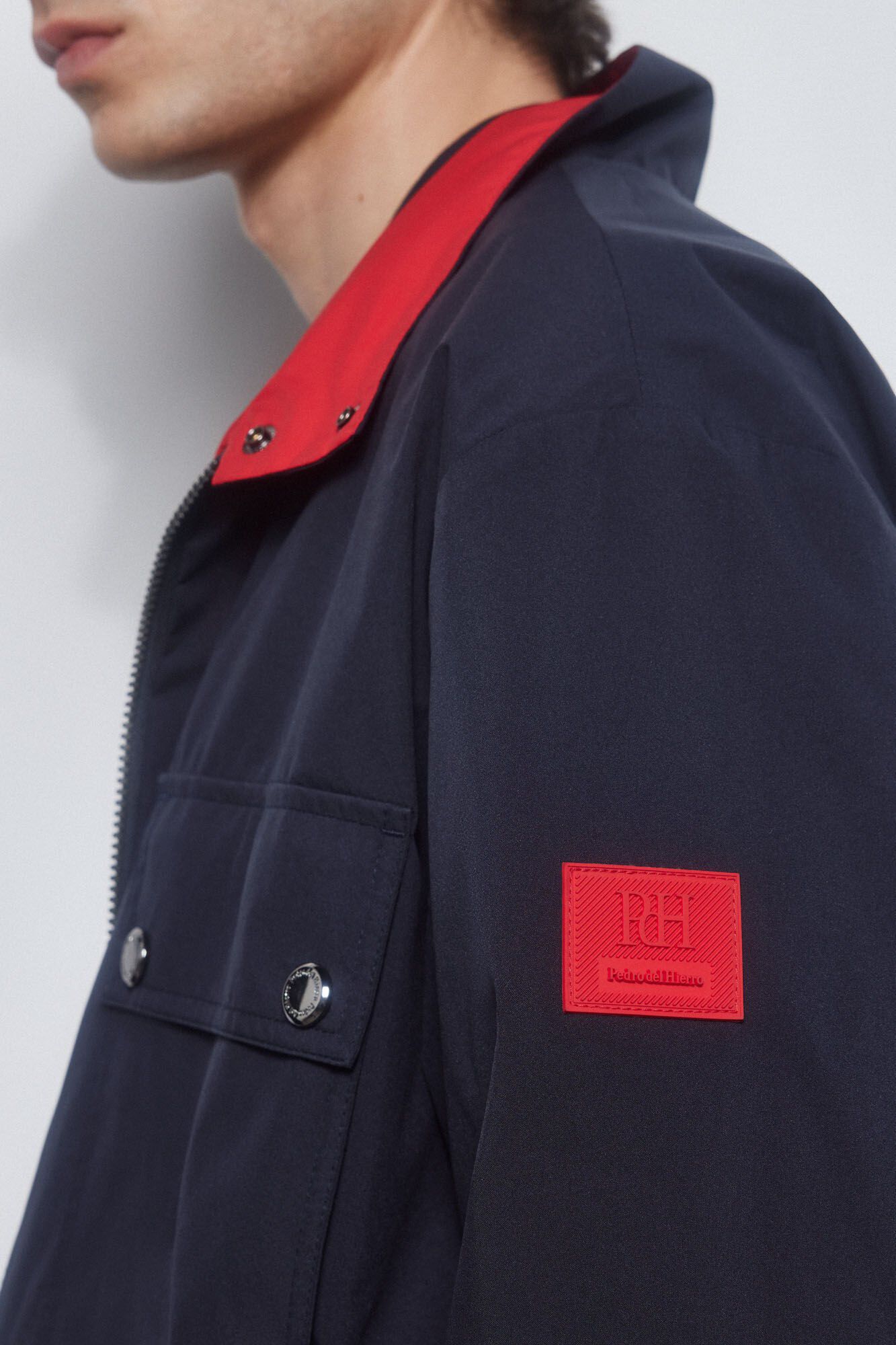 Pedro del Hierro Reversible jacket Red