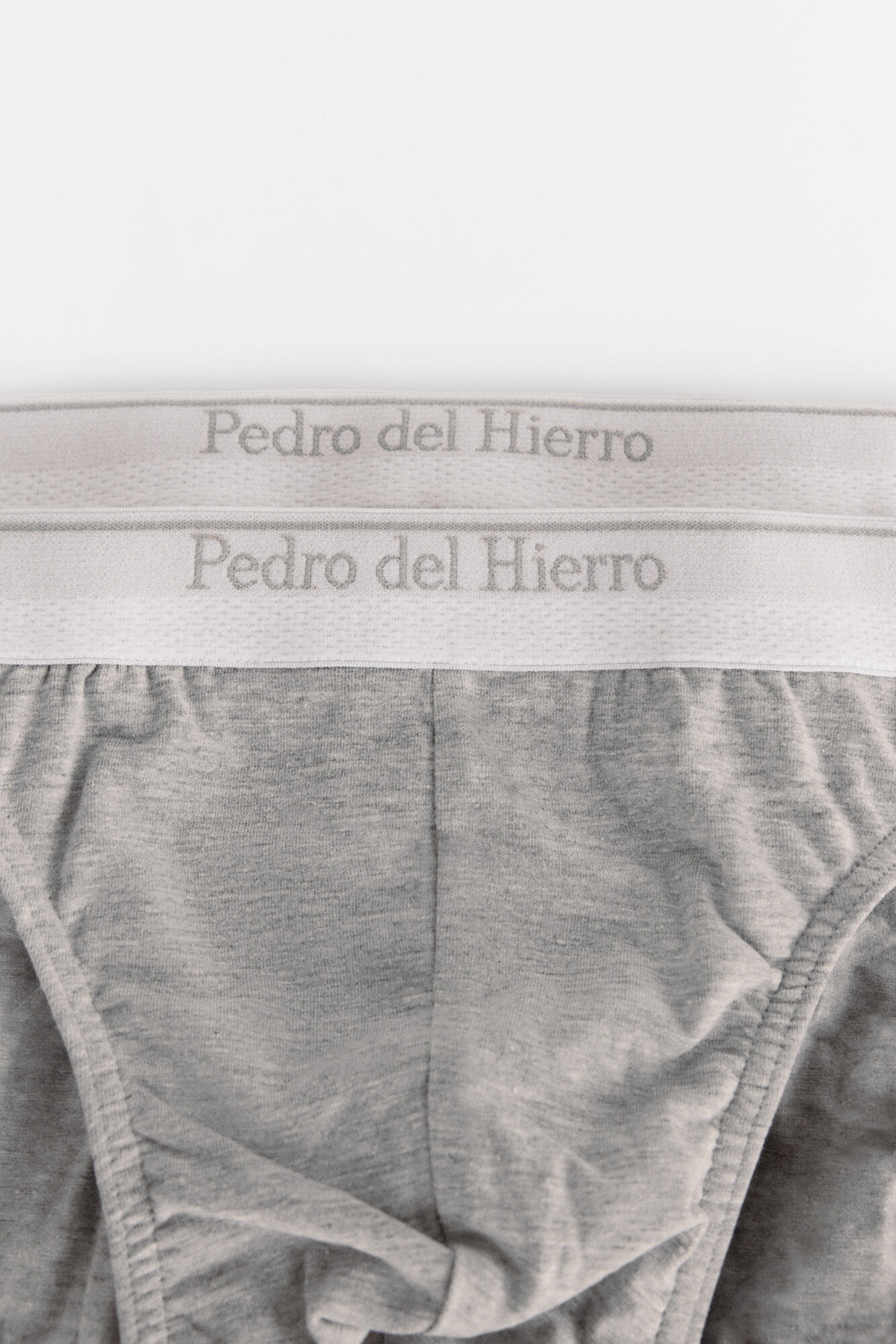 Pedro del Hierro Pack 2 slip punto Blanco