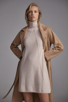 Pedro del Hierro A-line jersey-knit dress Ecru