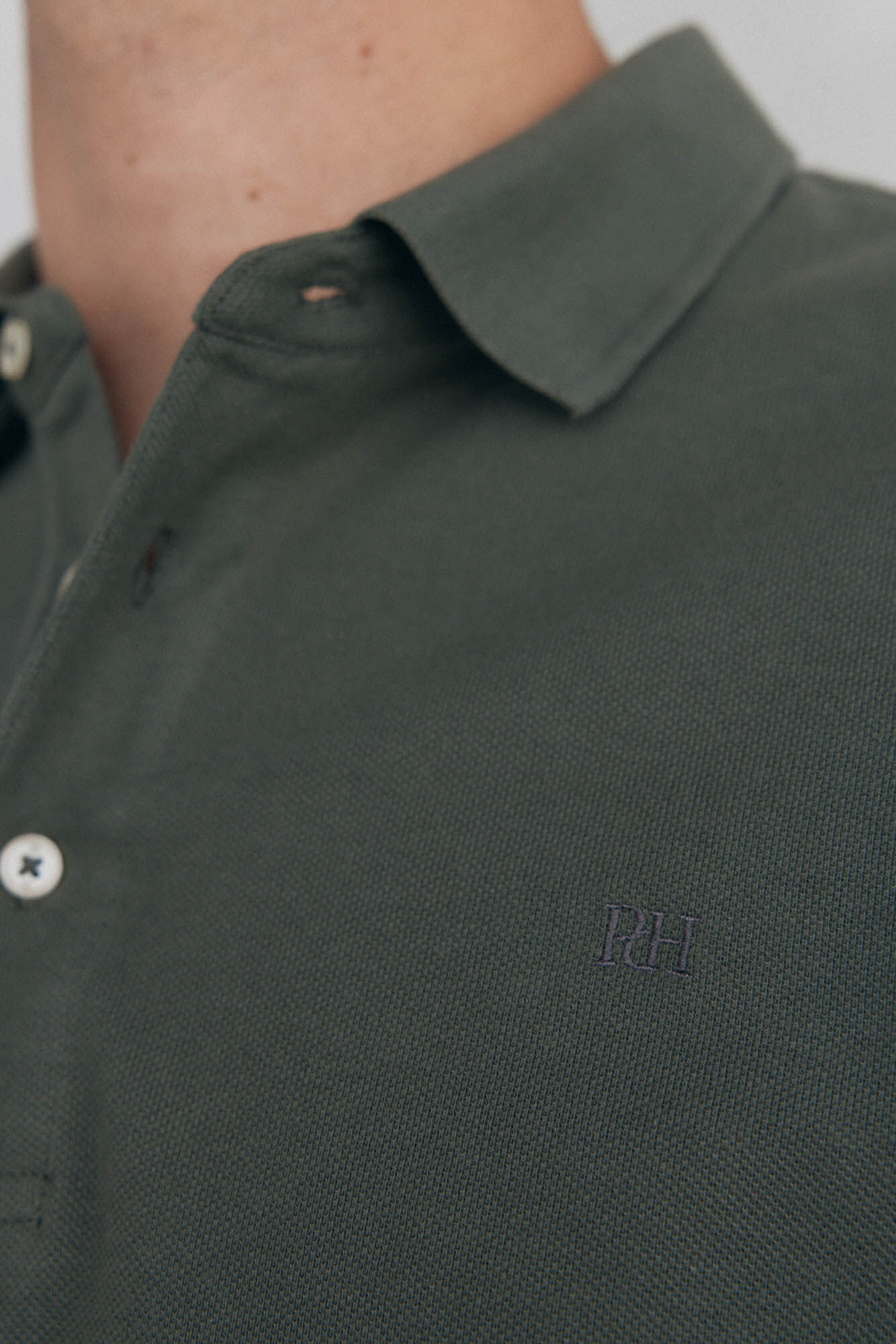 Pedro del Hierro Essential long-sleeved polo shirt