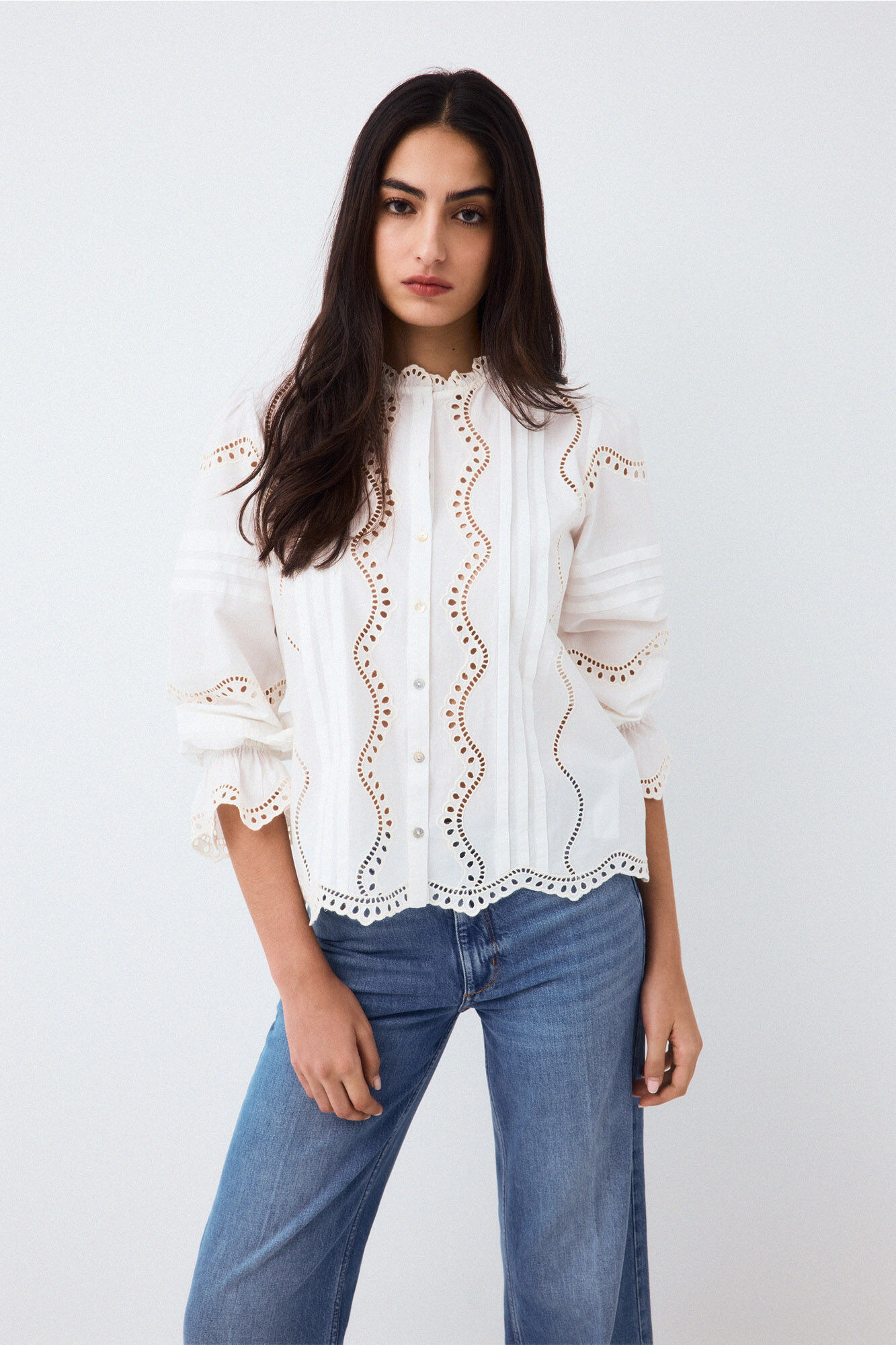 Pedro del Hierro Blusa bordada