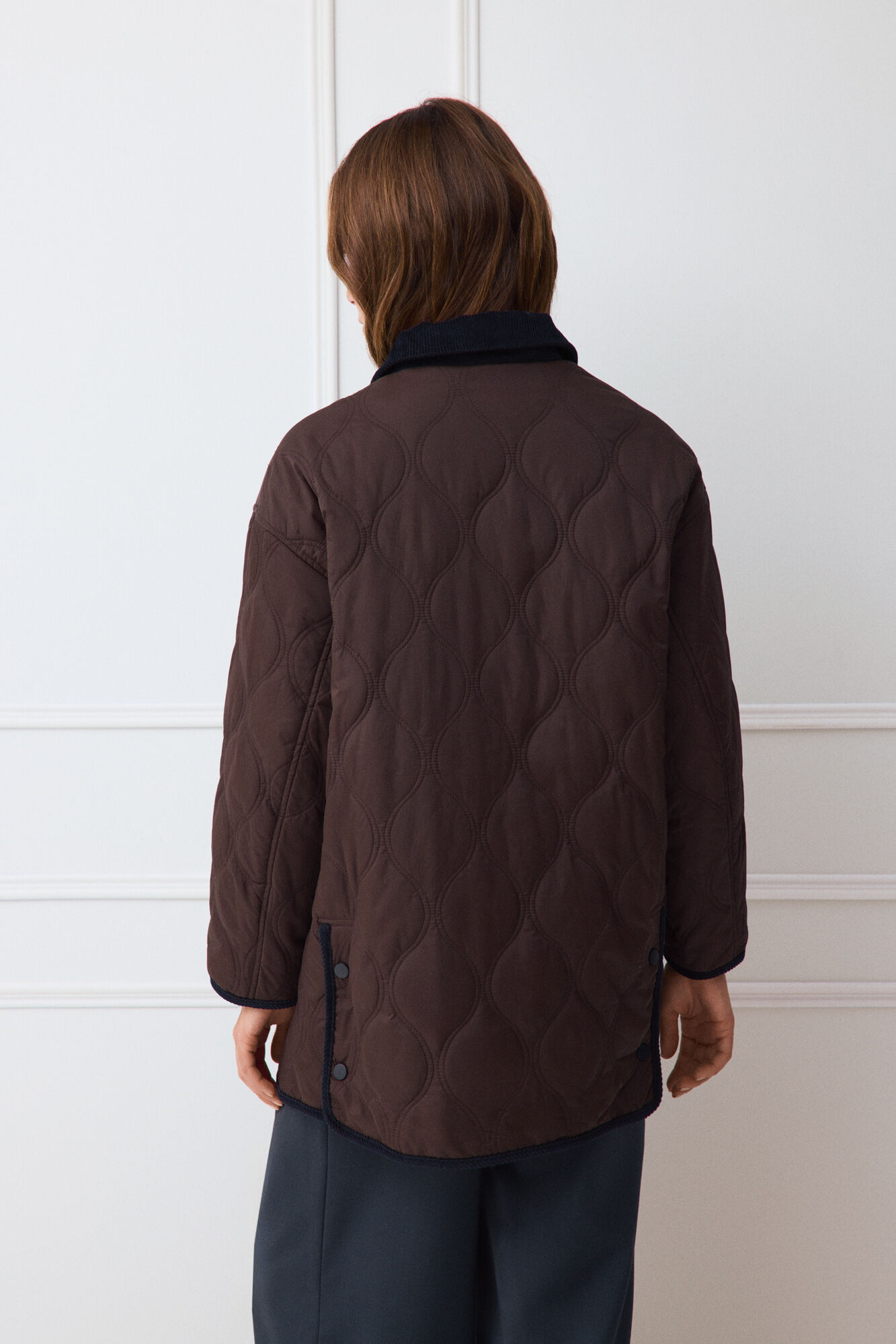 TFP by Tamara Falc&oacute; Puffer parka Brown