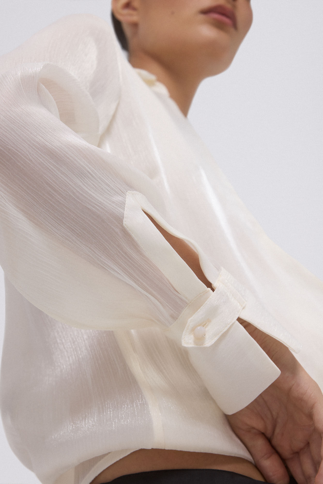 Pedro del Hierro Flowing wrap shirt with fantasy print White