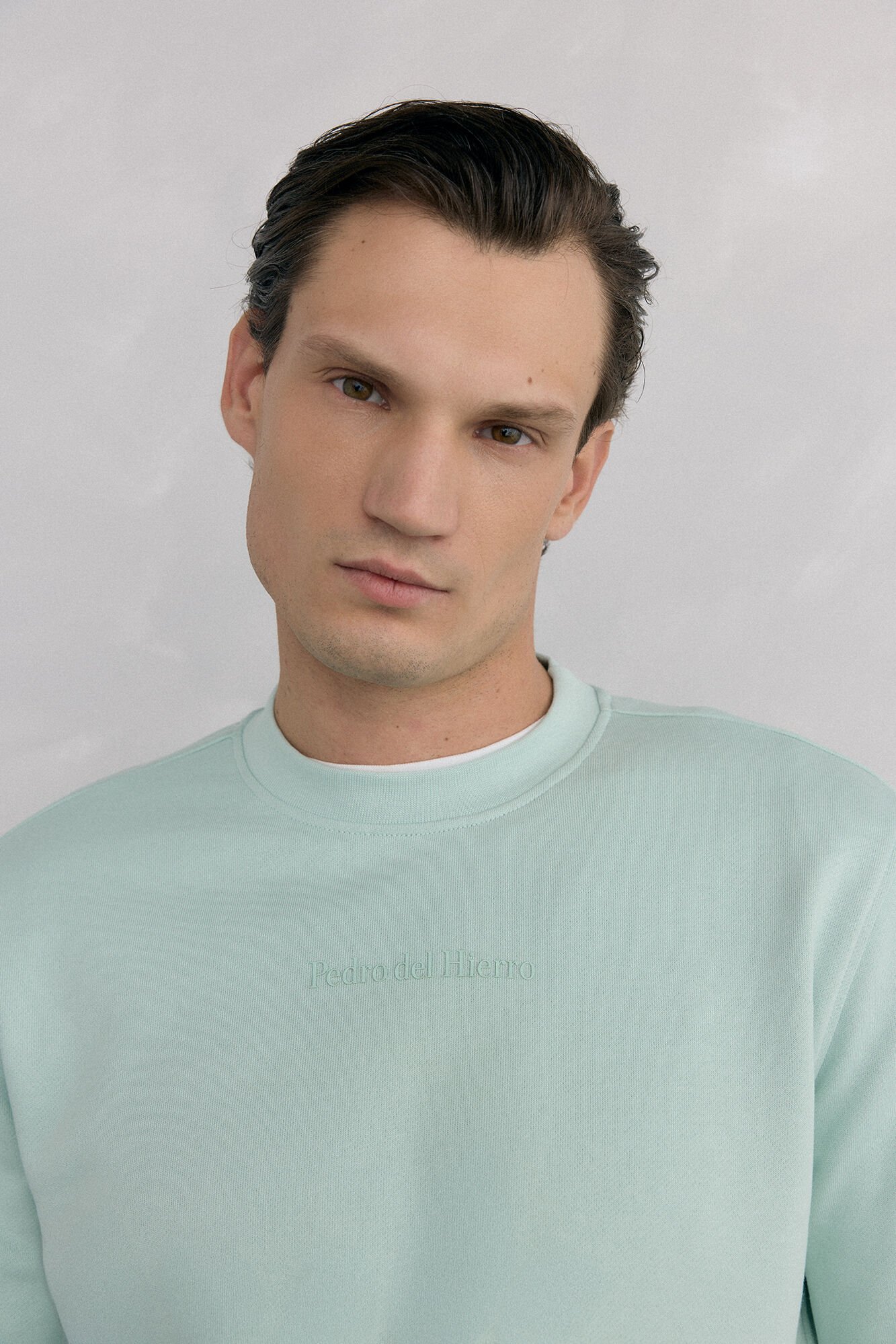 Pedro del Hierro Crew neck sweatshirt Green