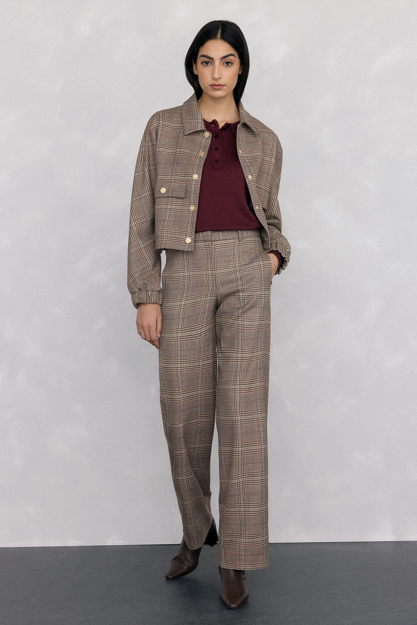 Pedro del Hierro Jersey-knit polo neck jumper