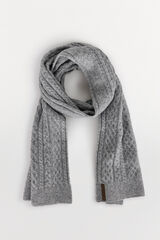 Pedro del Hierro Jersey-knit scarf Grey