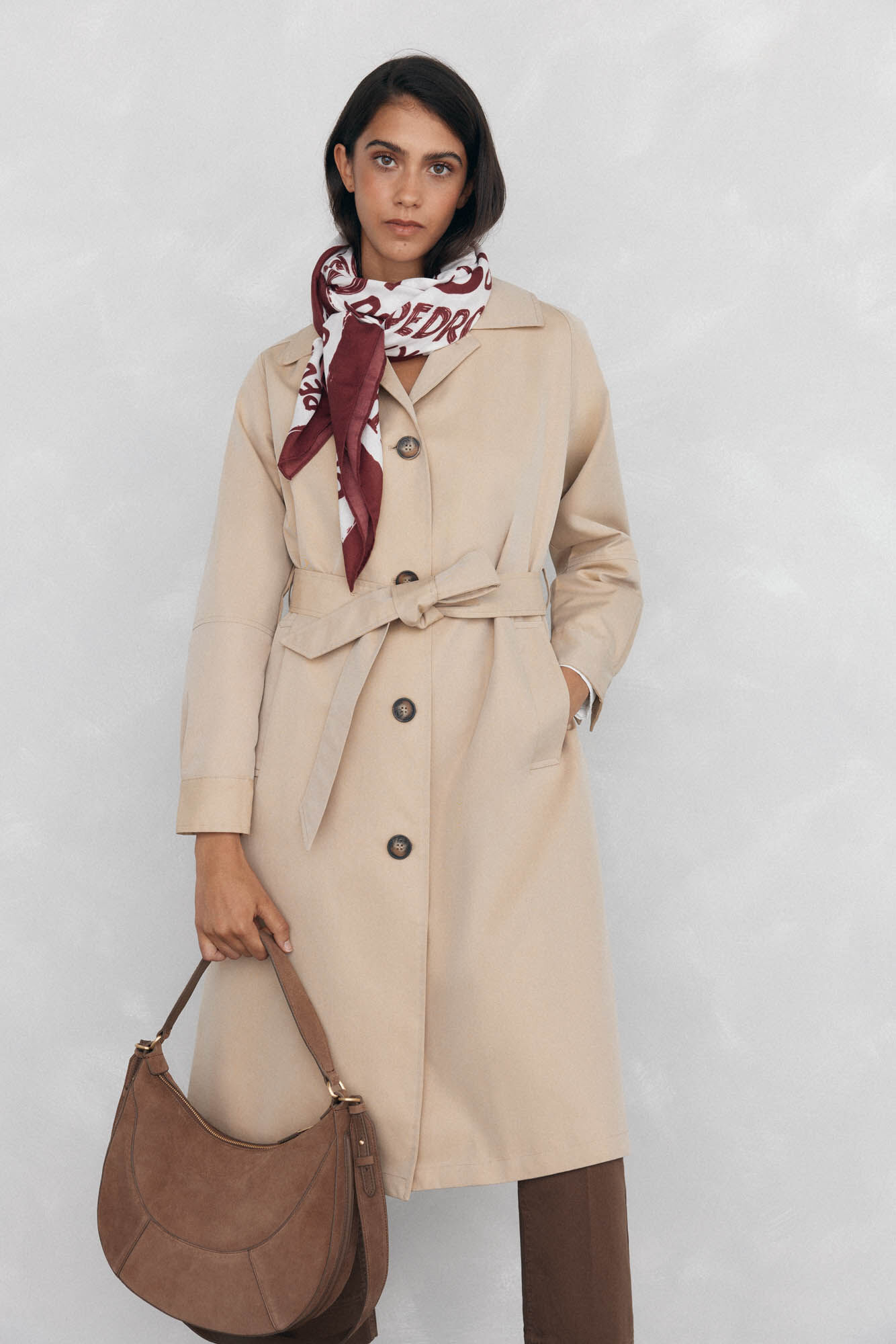 Pedro del Hierro Bolso hobo de piel con doble asa